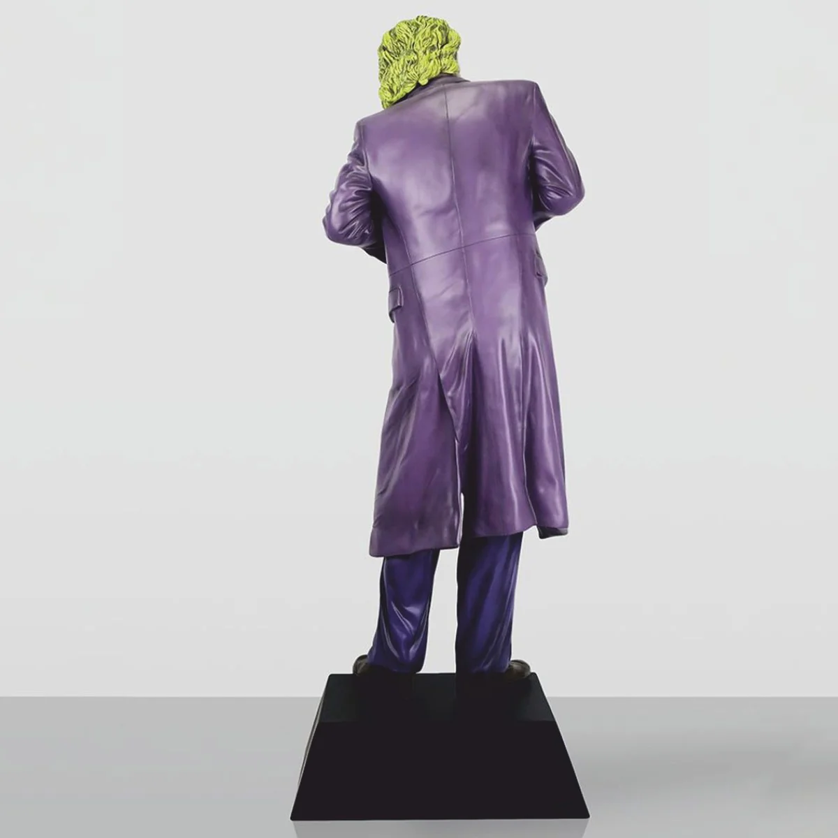XXL decorative sculpture purple / green H. 215 cm - life-size decorative figure
