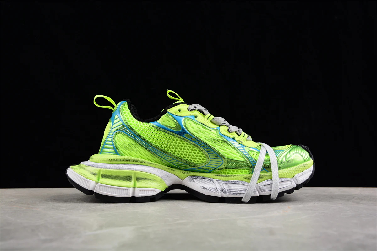 Balenciaga Men's 3XL Sneakers – Neon Green - Sneaker Replica Workshop