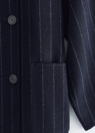 & Other Stories COCOON-SHAPED WOOL JACKET