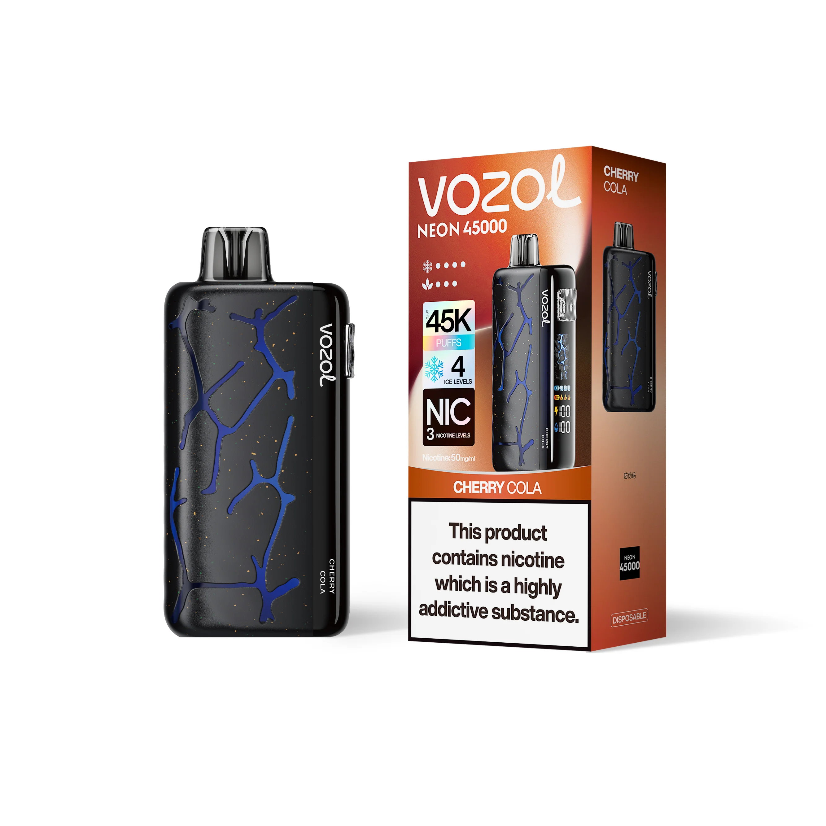VOZOL NEON 45K Disposable Vape (All Flavours)
