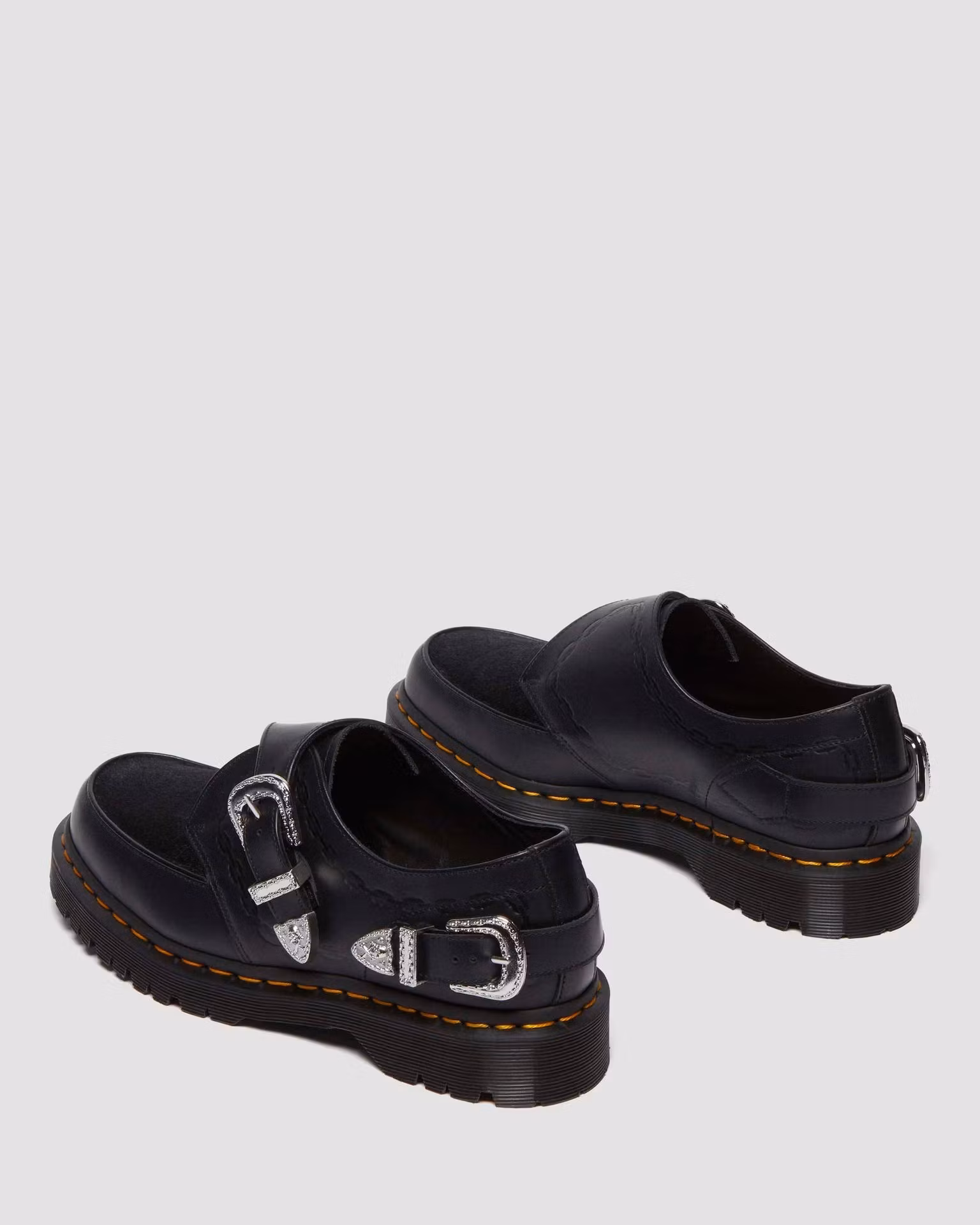 COACH The Great Frog Ramsey Monk Smooth Hair On Leather Shoes