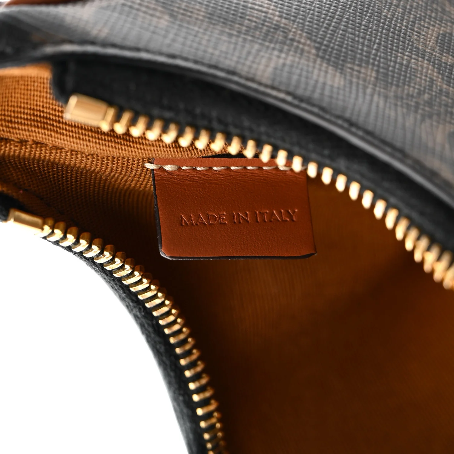 Canvas Calfskin Mini Ava Triomphe Shoulder Bag Tan - Top Club