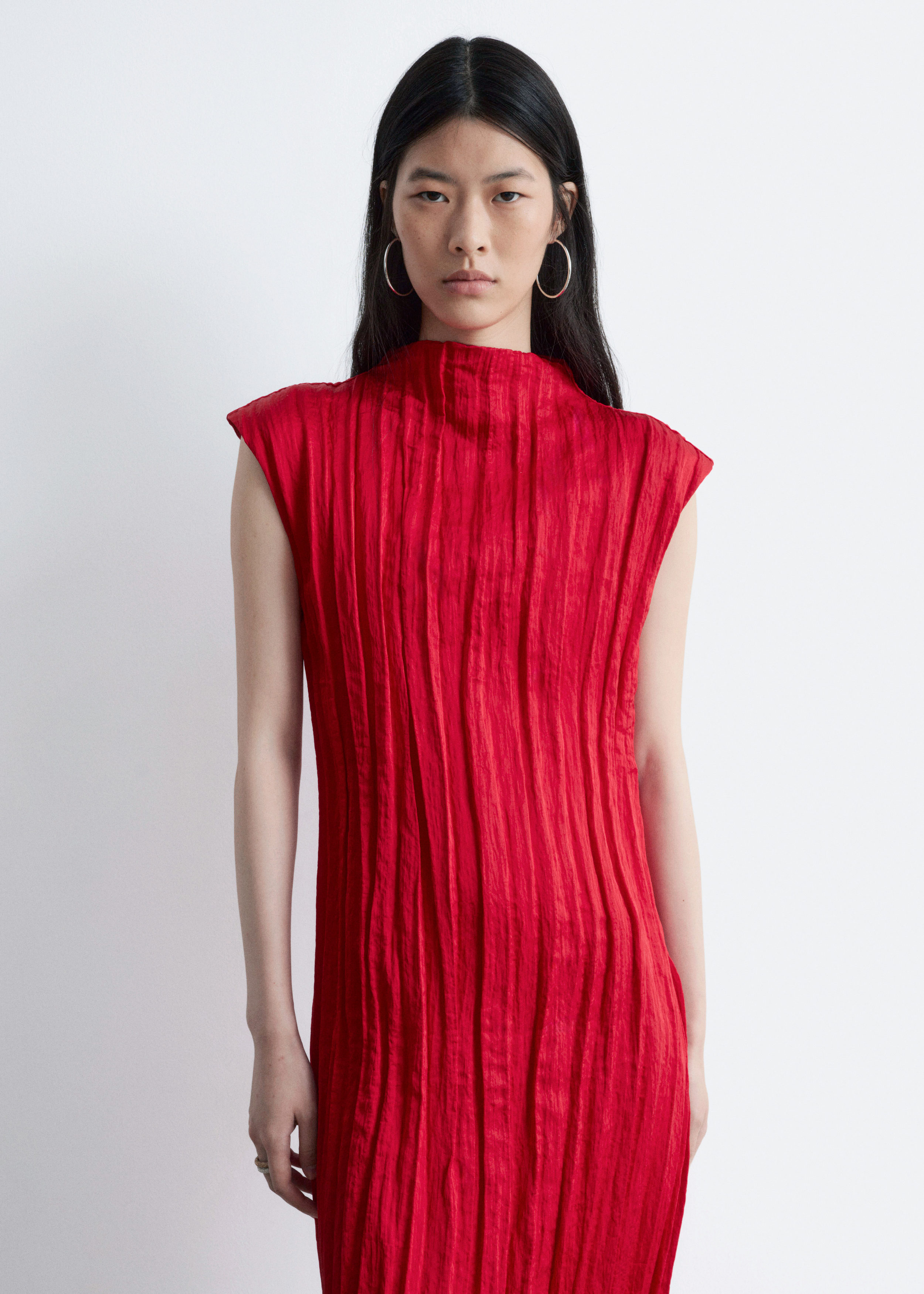 & Other Stories CRÊPE MIDI DRESS