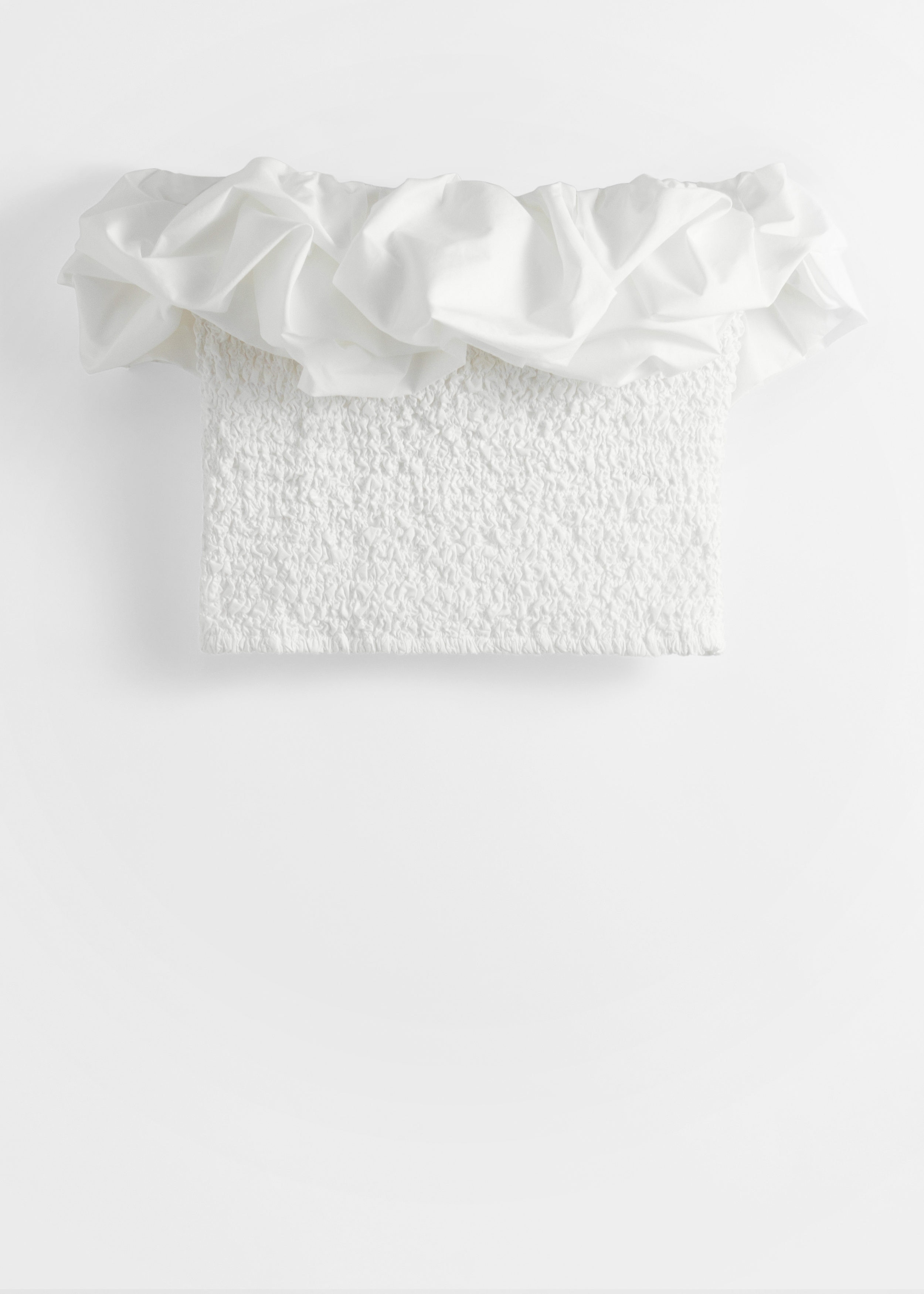 & Other Stories OFF-SHOULDER BUBBLE TOP