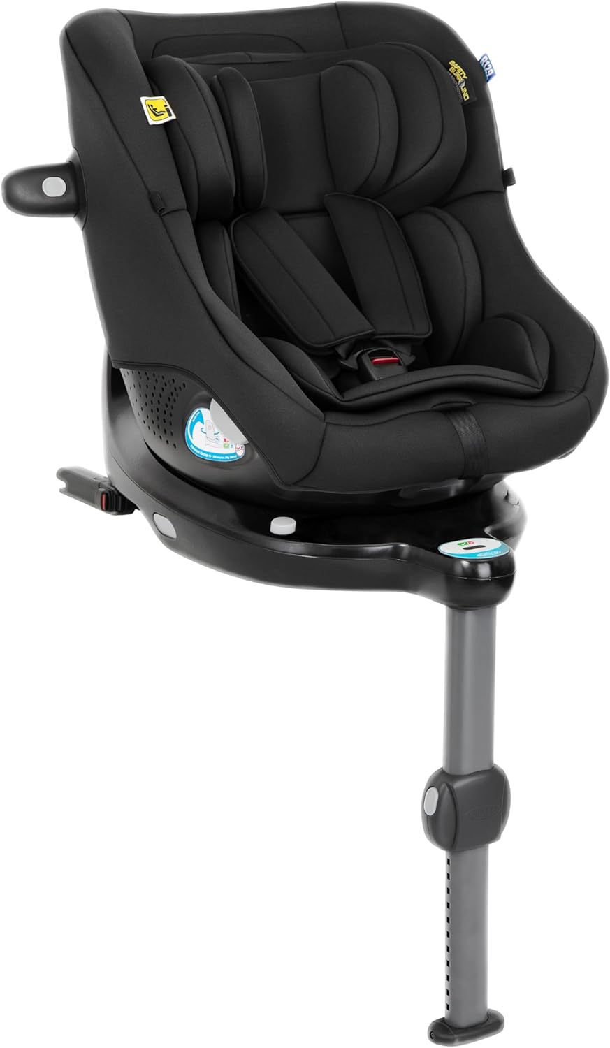 Graco - Turn2Me™ DLX i-Size R129 Seggiolino auto evolutivo 2 in 1 ISOFIX con rotazione a 360°, da 40 a 105 cm (dalla nascita fino a 4 anni circa), colore Midnight