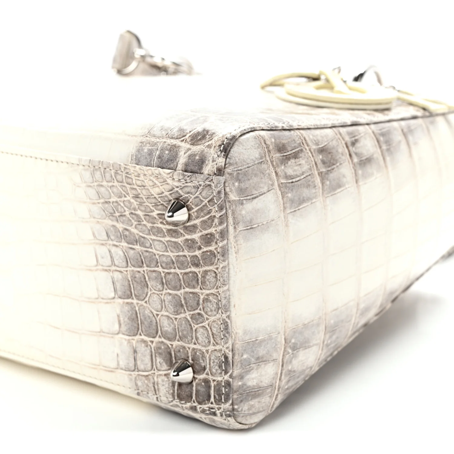 Niloticus Crocodile Himalaya Medium Lady Dior Latte - Top Club