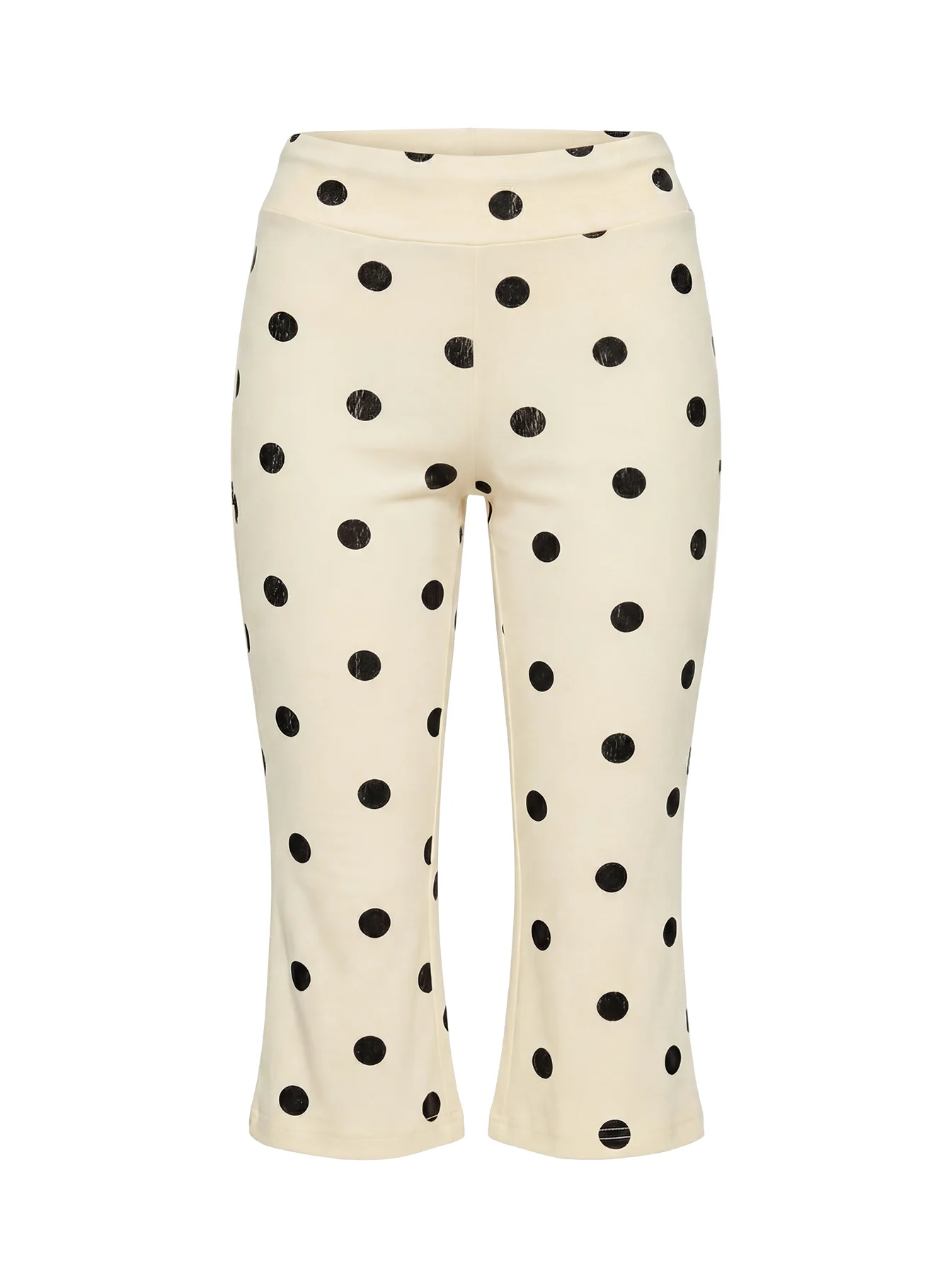 Samaira Capri Pant Cream Polka Dot