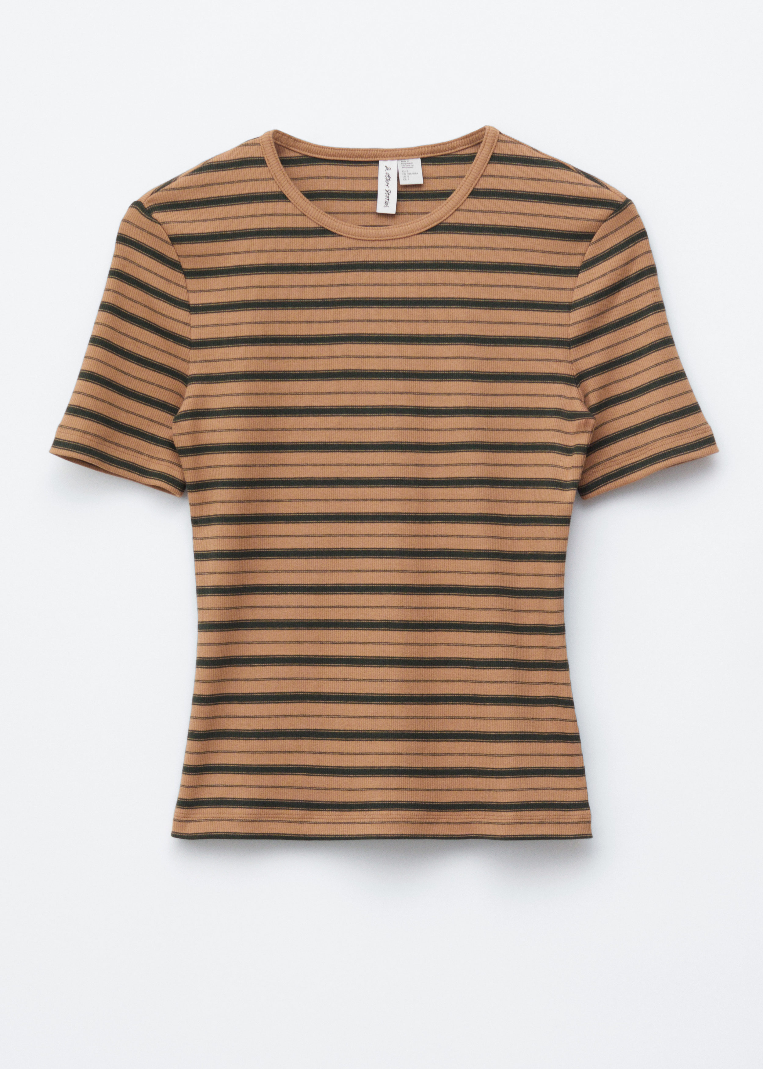 & Other Stories RIBBED T-SHIRT