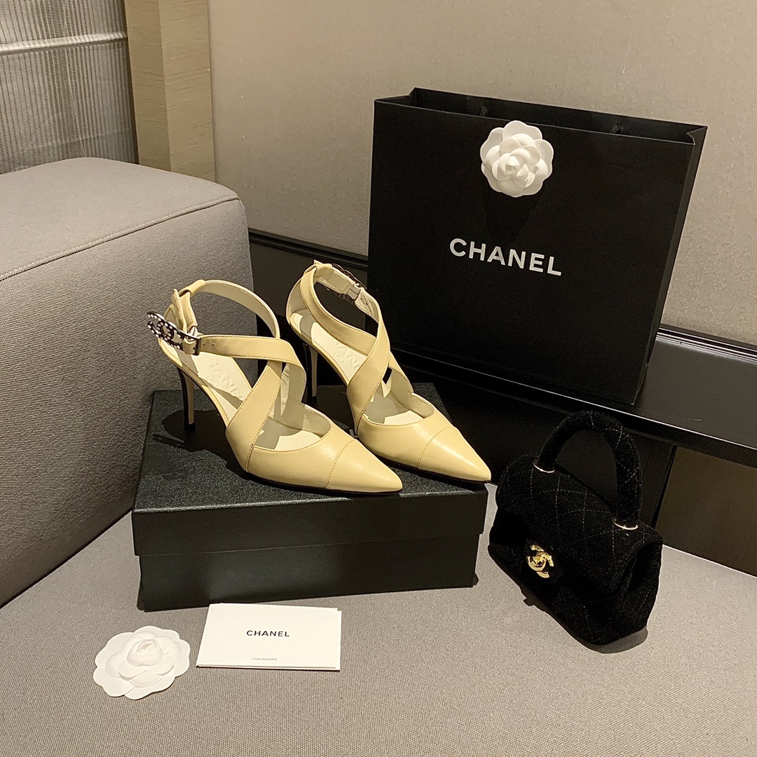 CHANEL HIGH HEELS 41 8CM - Sneaker Replica Workshop