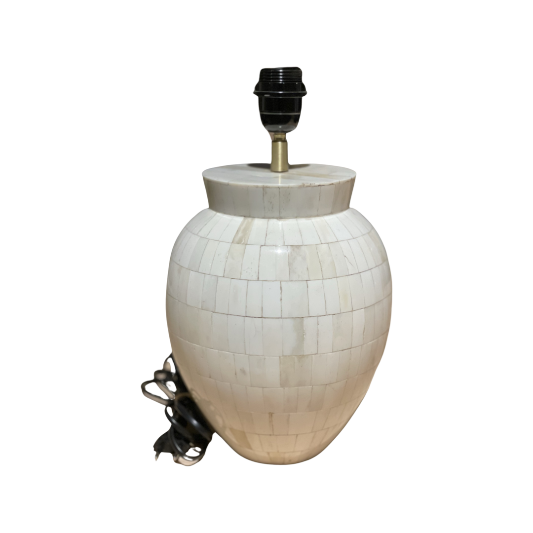 Lampvoet Bone wit  20x20x27