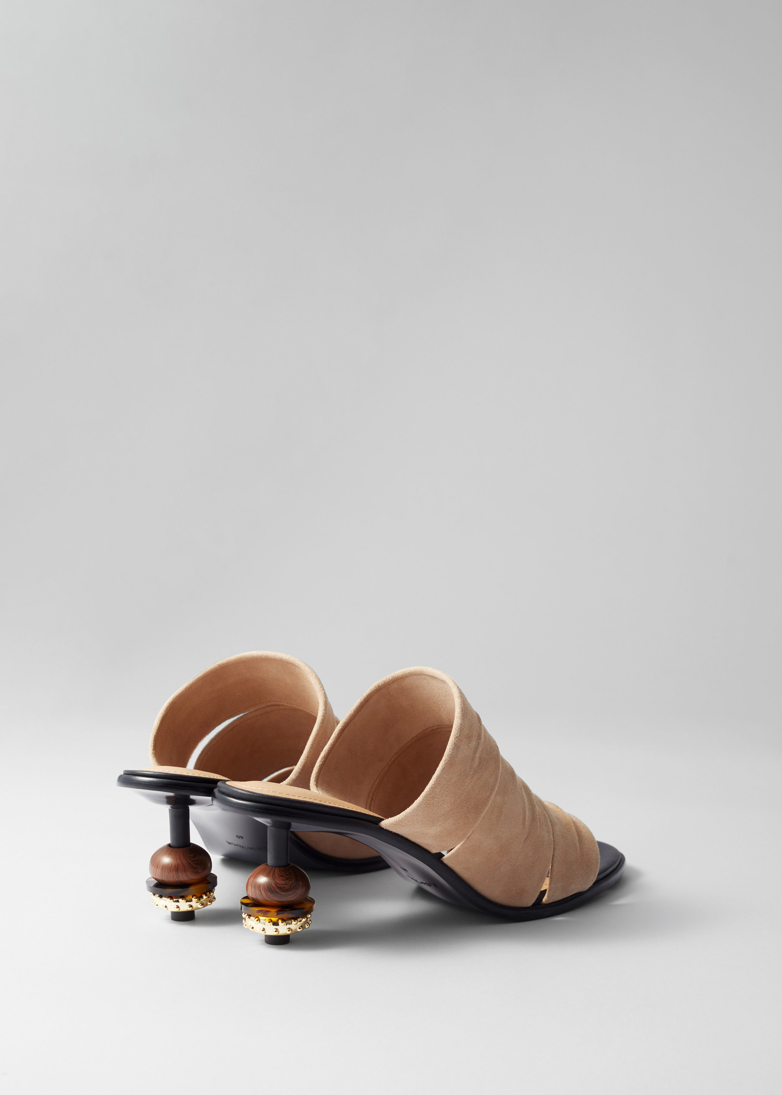 & Other Stories BEAD-EMBELLISHED LEATHER MULES