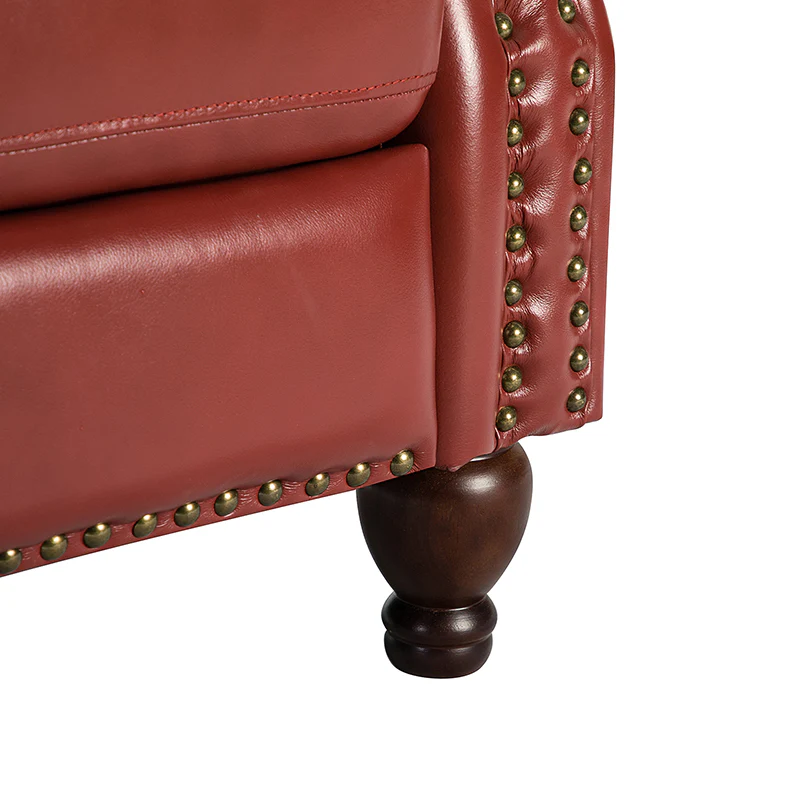 Gabrielle Genuine Leather Oversized Recliner