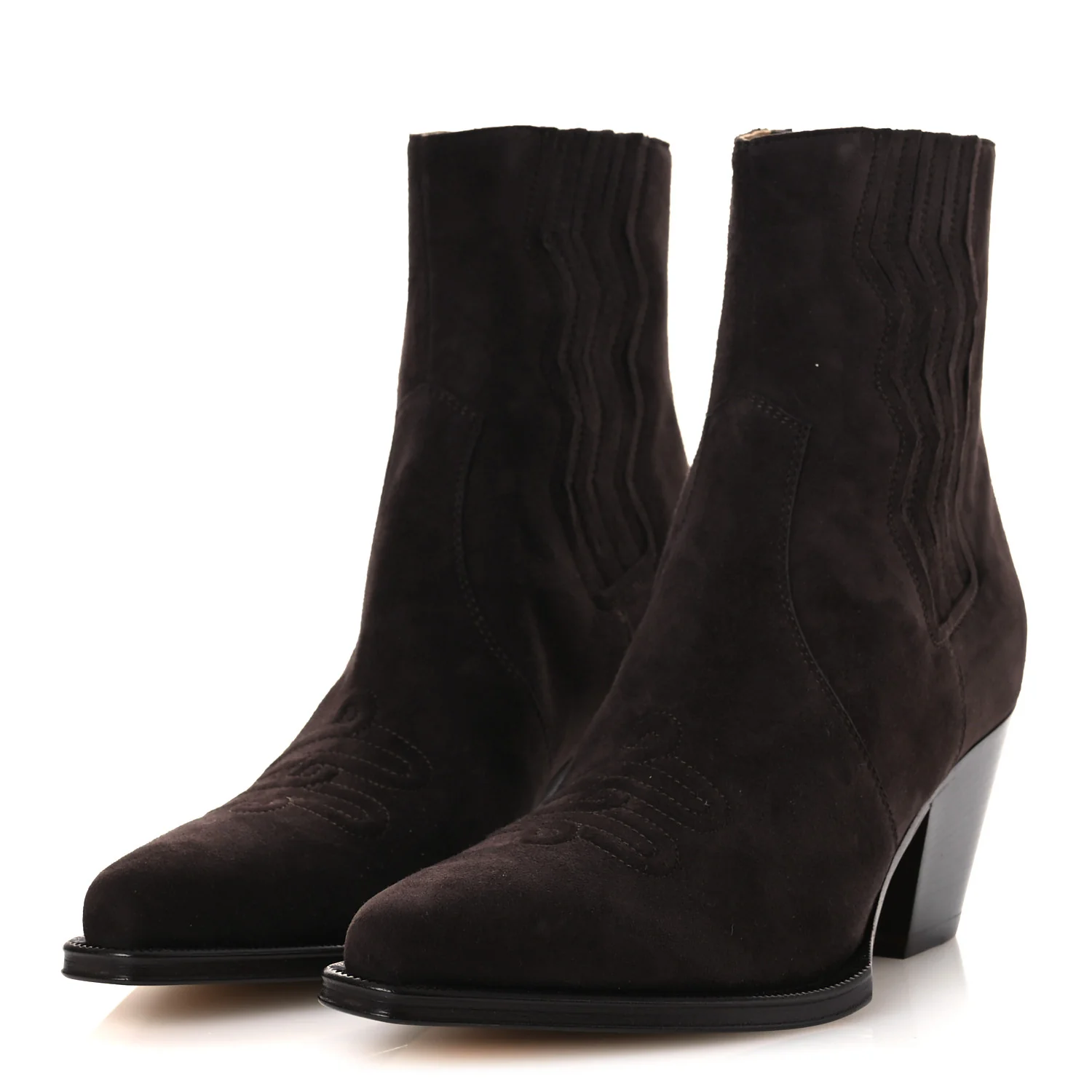 Suede Womens Vegas Ankle Boot 38.5 Marron Ebene - Top Club