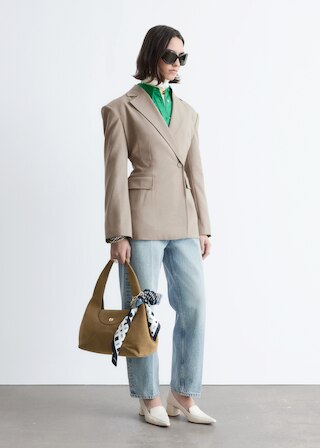 & Other Stories TAPERED WOOL BLAZER