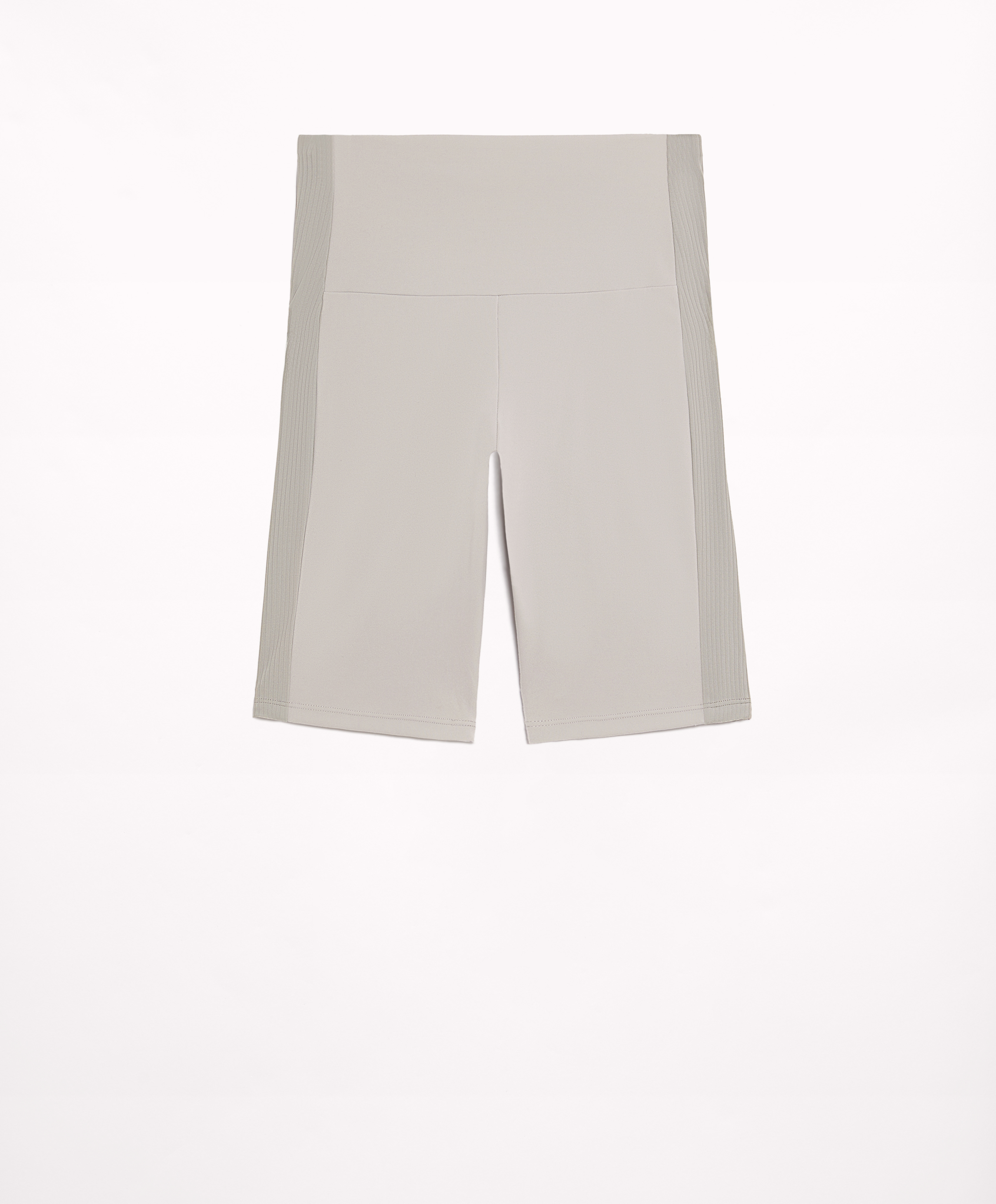 OYSHO Comfortlux high-rise rib 20 cm cycle leggings