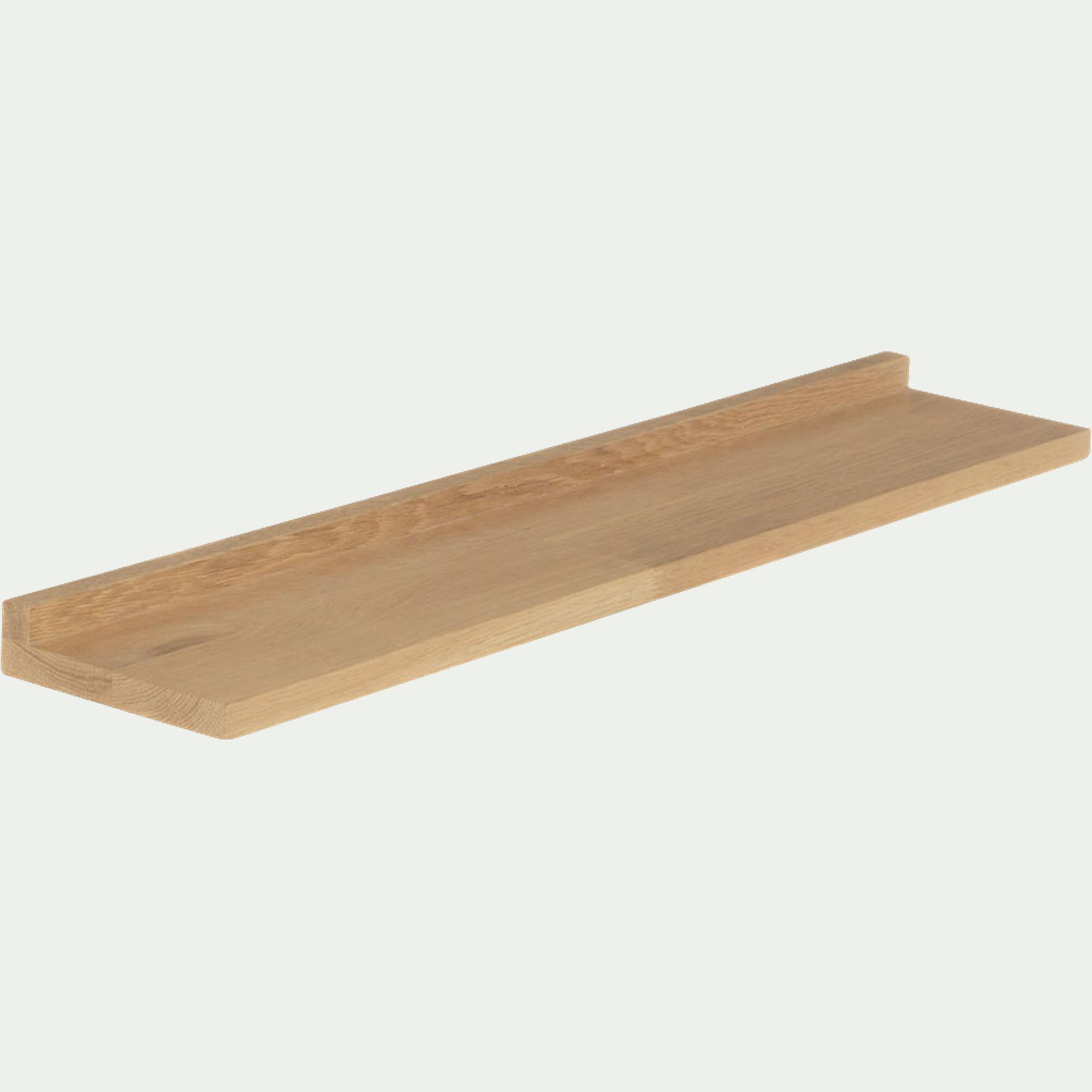 TASSIA - Étagère murale plaquée chêne - L86,6cm