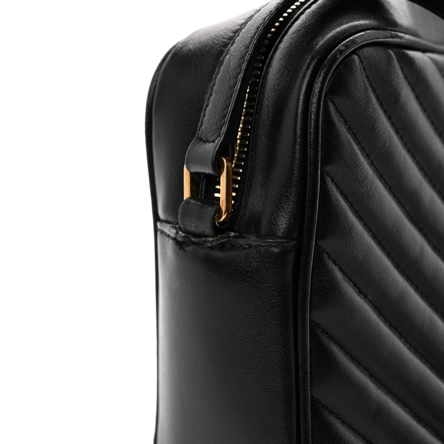 Calfskin Matelasse Monogram Lou Camera Bag Black - Top Club