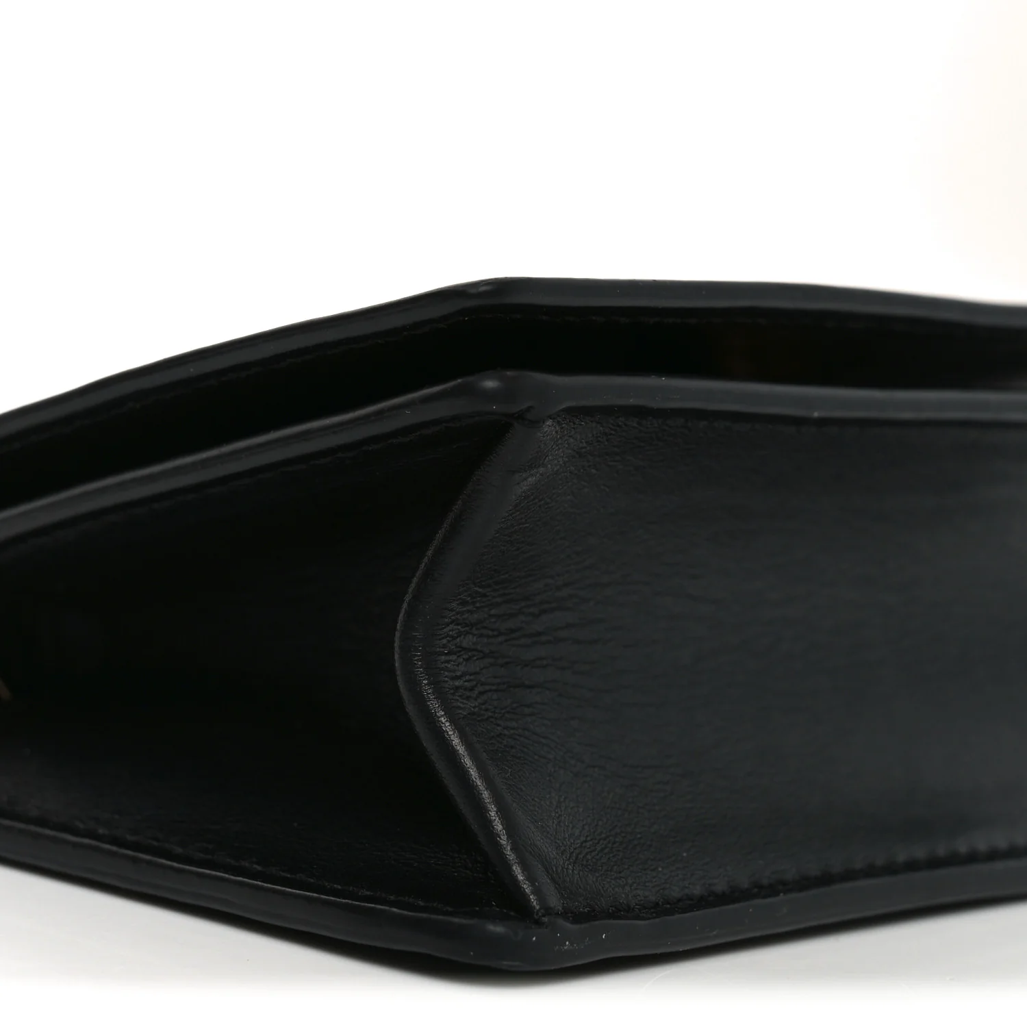Vitello Mini Virtus Chain Clutch Black - Top Club