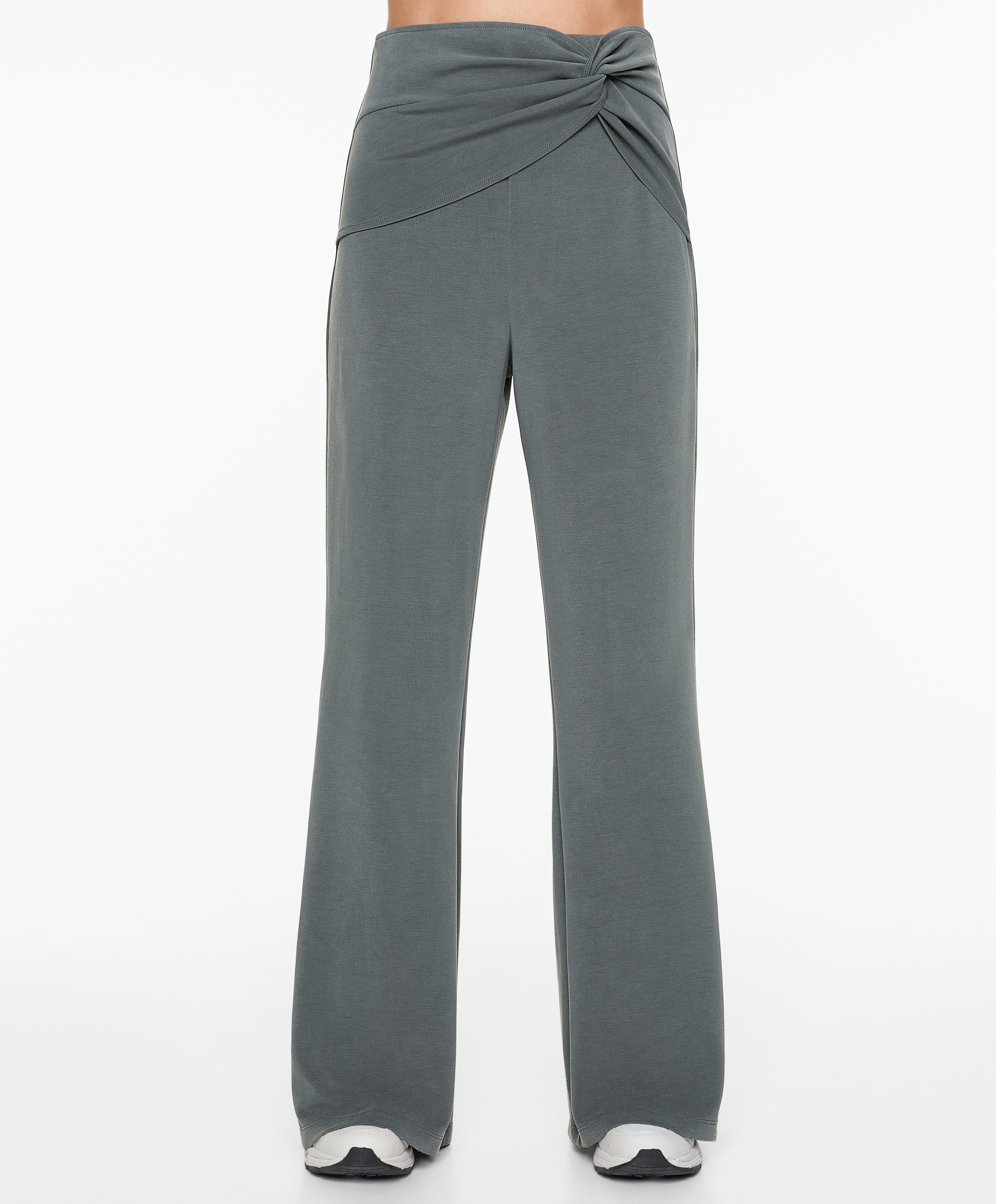 OYSHO Flare trousers with modal
