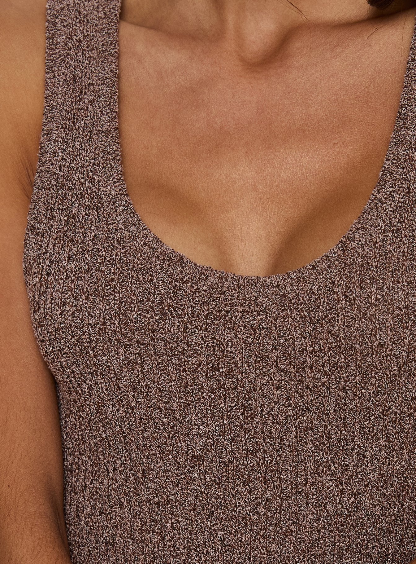 Imirisa Scoop Knit Maxi Dress Mocha