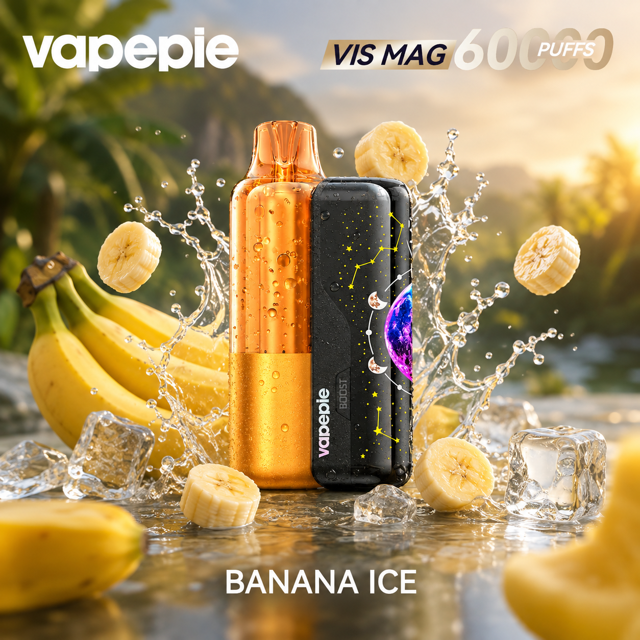 Sladký ledový banán – VAPEPIE VIS MAG