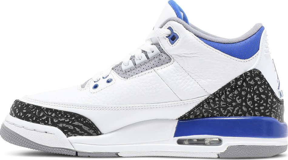 Air Jordan 3 Retro GS  Racer Blue  398614-145 - Sneaker Replica Workshop