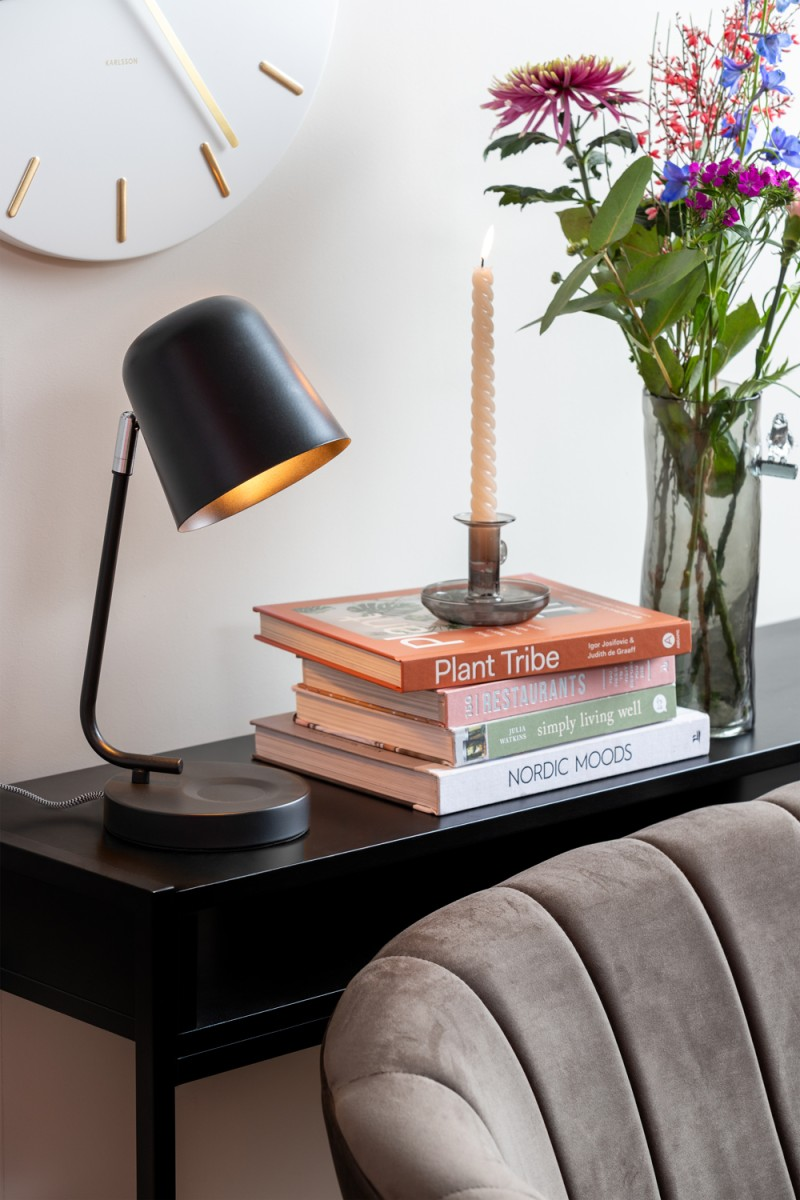 Table lamp Encantar matt ochre yellow