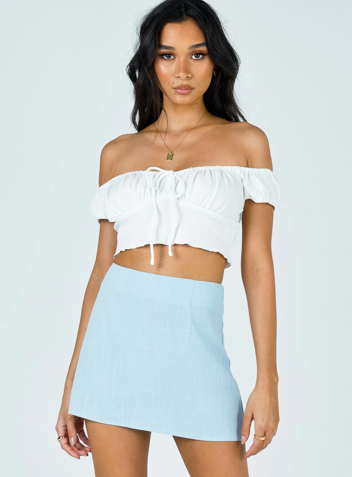 Selby Mini Skirt Blue