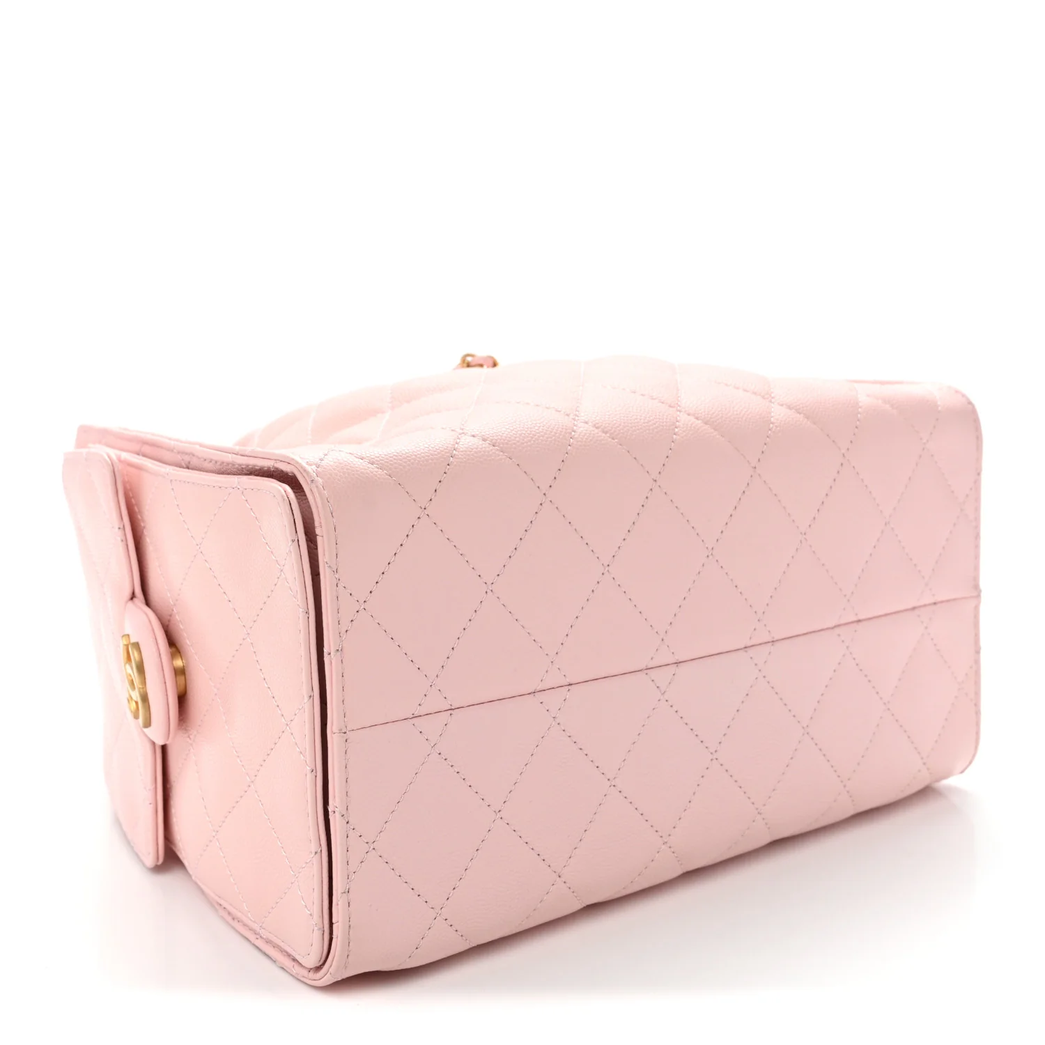 Caviar Quilted Small Chanel 25 Handbag Light Pink - Top Club
