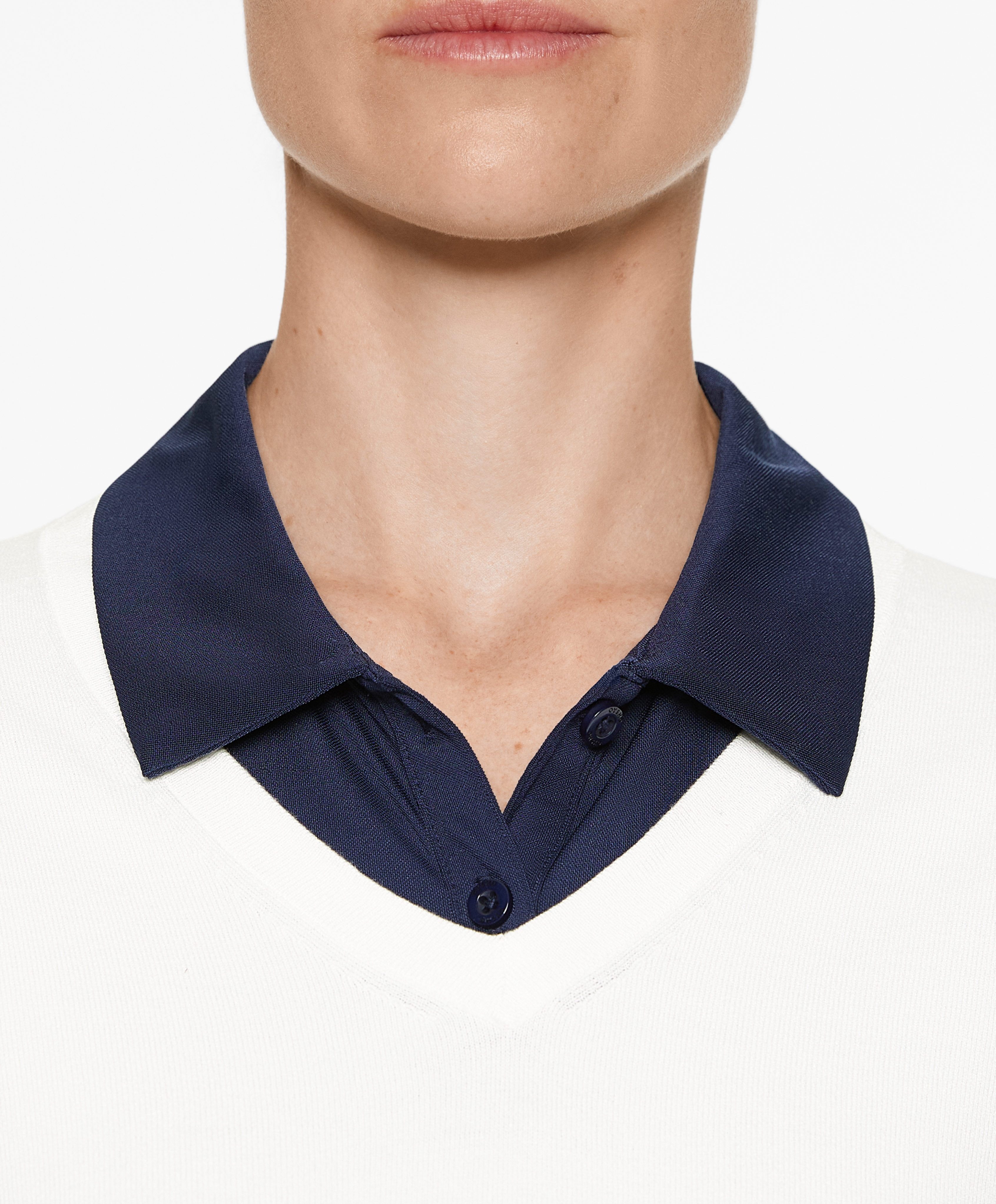 OYSHO V-neck knit sweater
