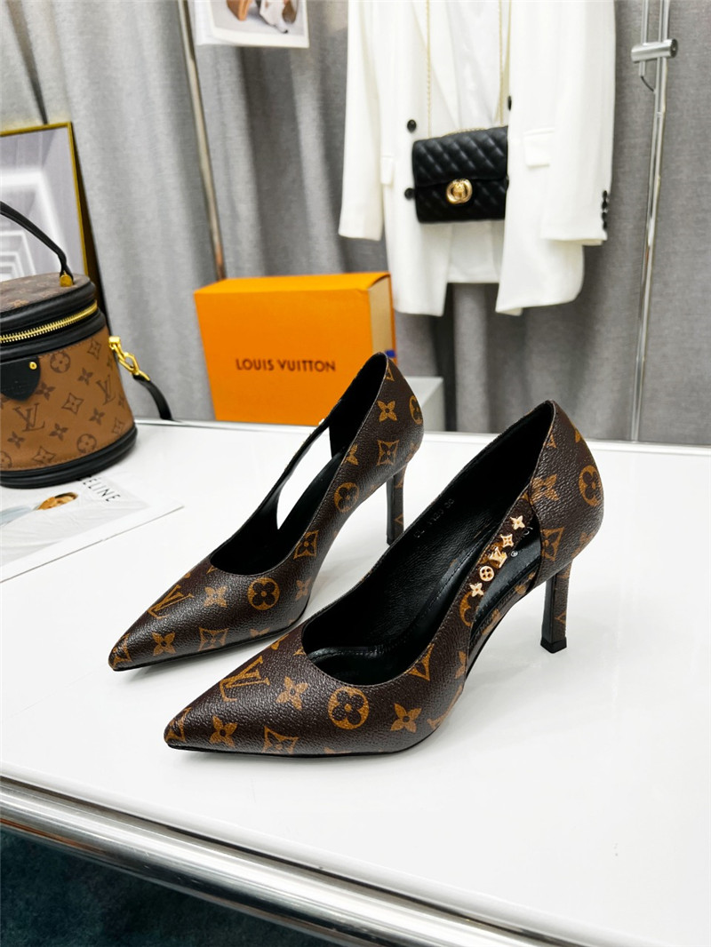 louis vuitton LV metal buckle high heels - Sneaker Replica Workshop