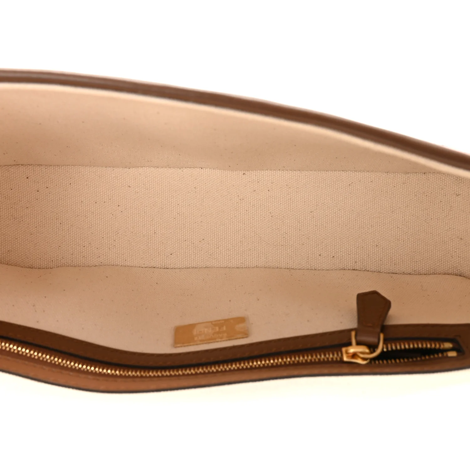 Canvas Ricamo Vitello King FF Multicolor Embroidered Baguette Grezzo Multicolor Gianduia - Top Club