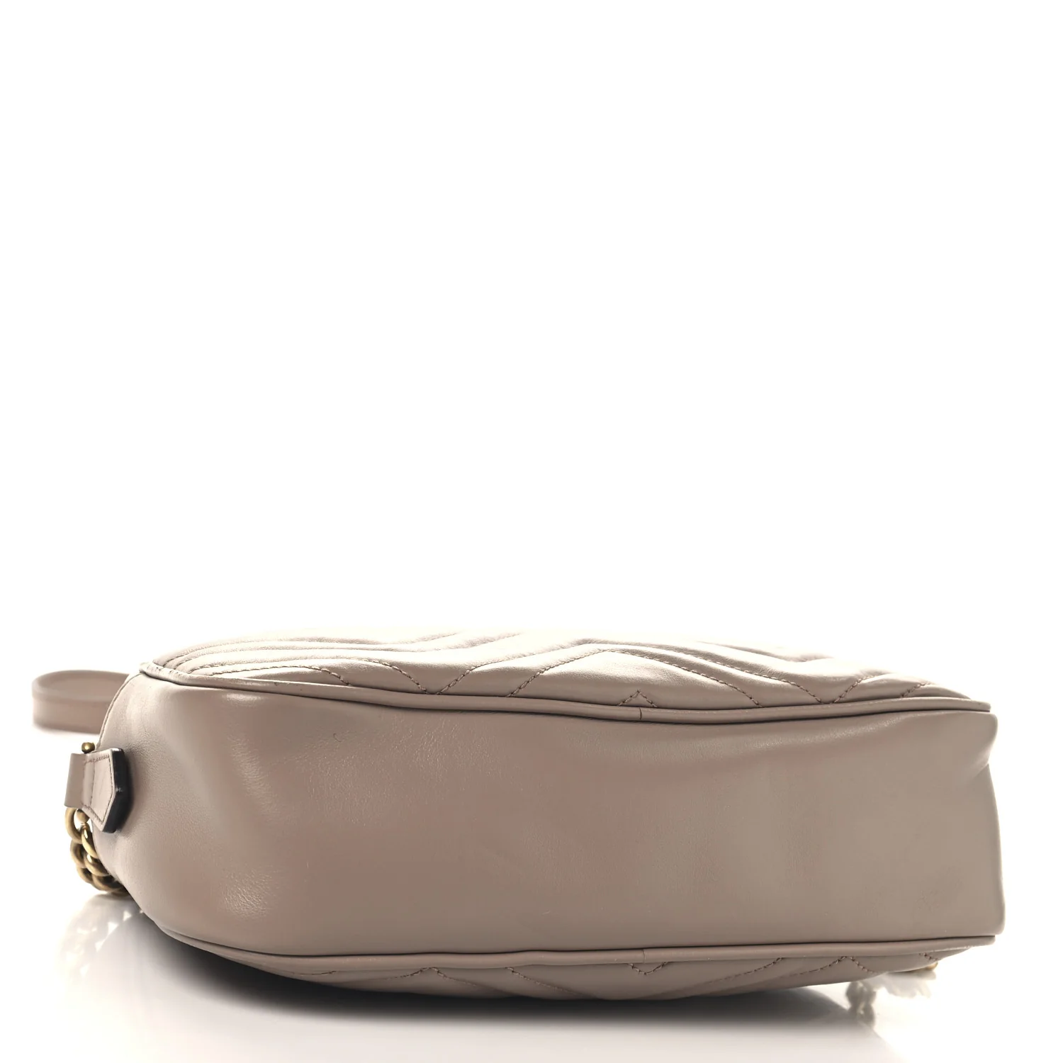 Calfskin Matelasse Small GG Marmont Chain Shoulder Bag Porcelain Rose - Top Club