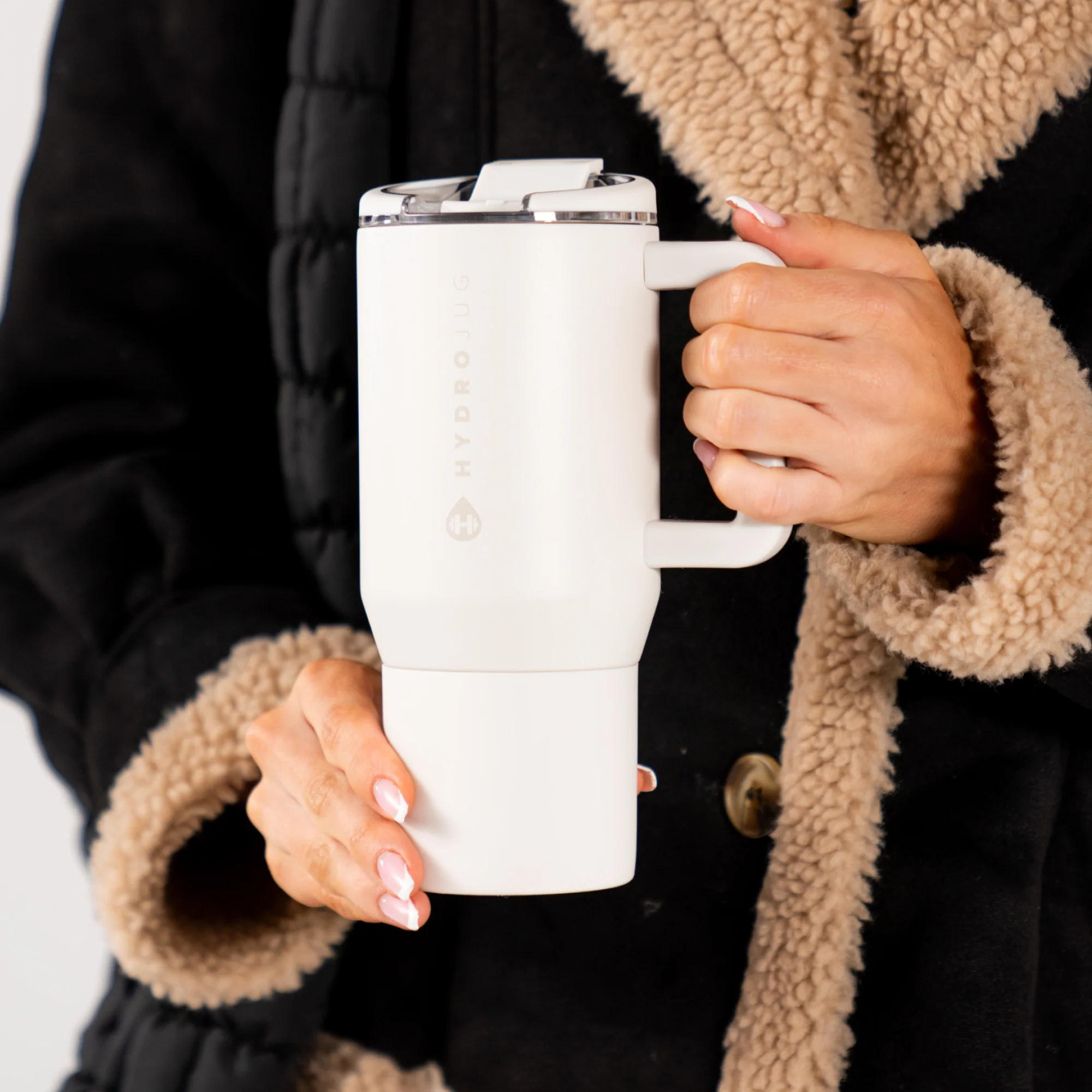 Coffee Traveler FreeSip® Stainless Steel Water Bottle - Linen