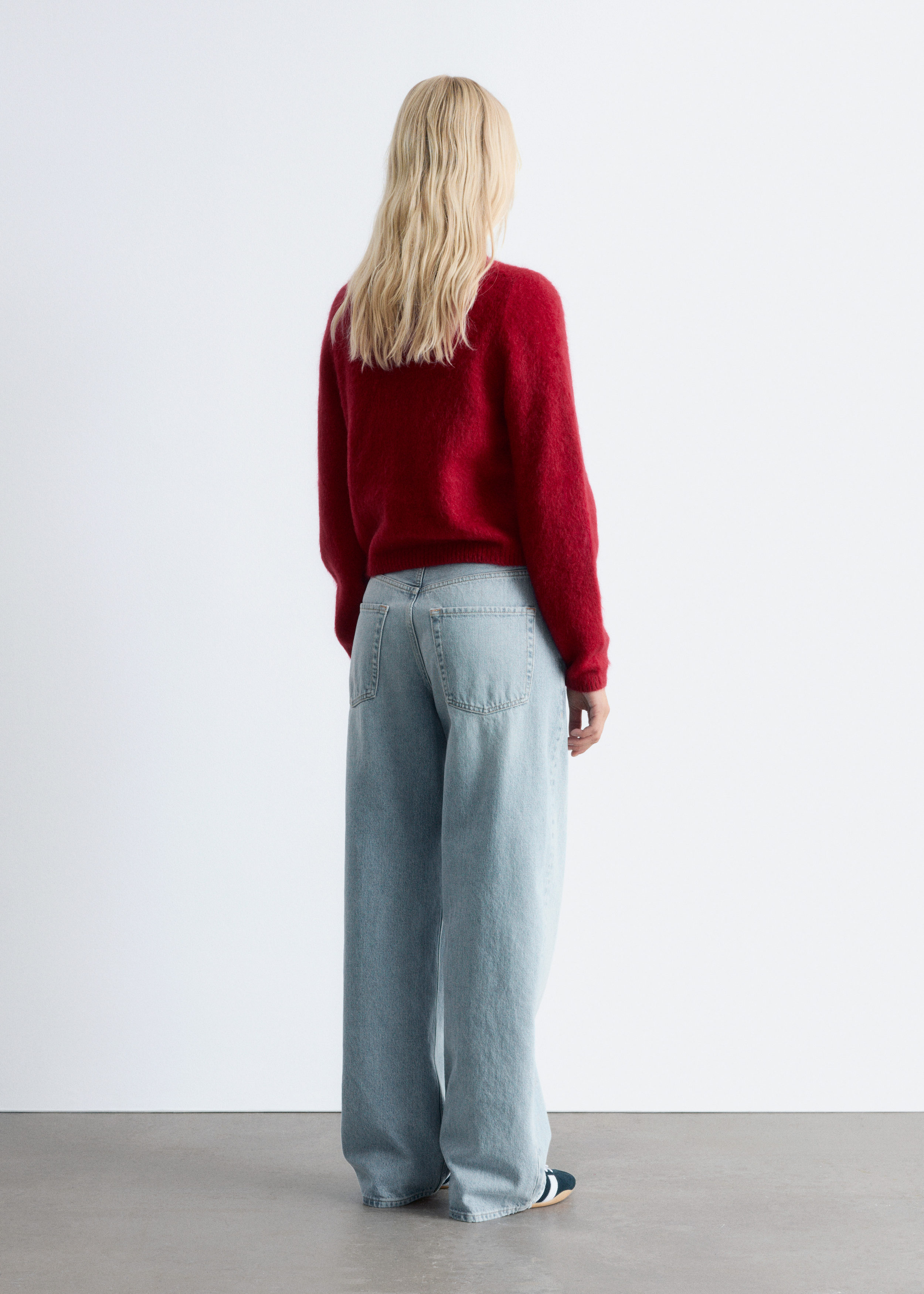 & Other Stories BRUSHED KNITTED CARDIGAN