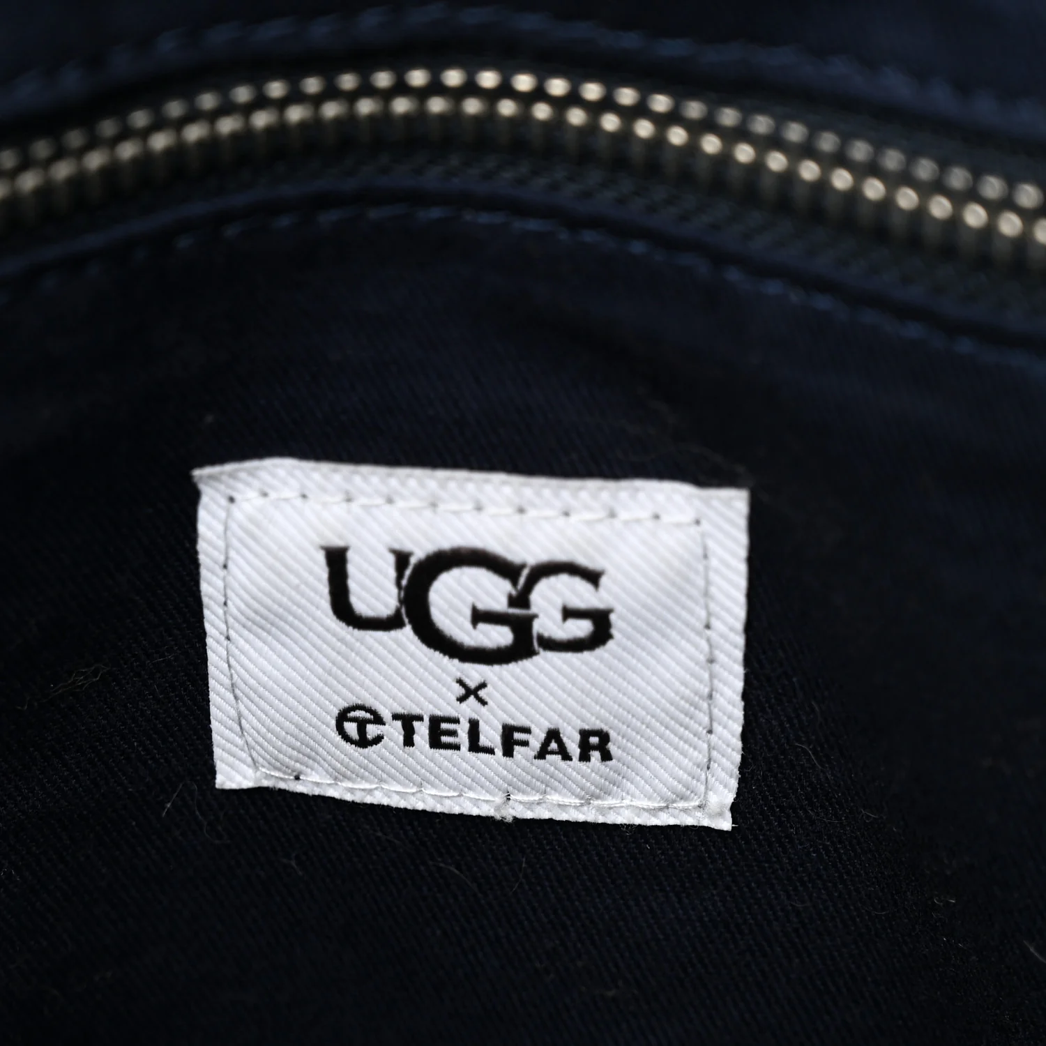 X UGG Denim Shearling Medium Shopping Bag Raw Denim - Top Club
