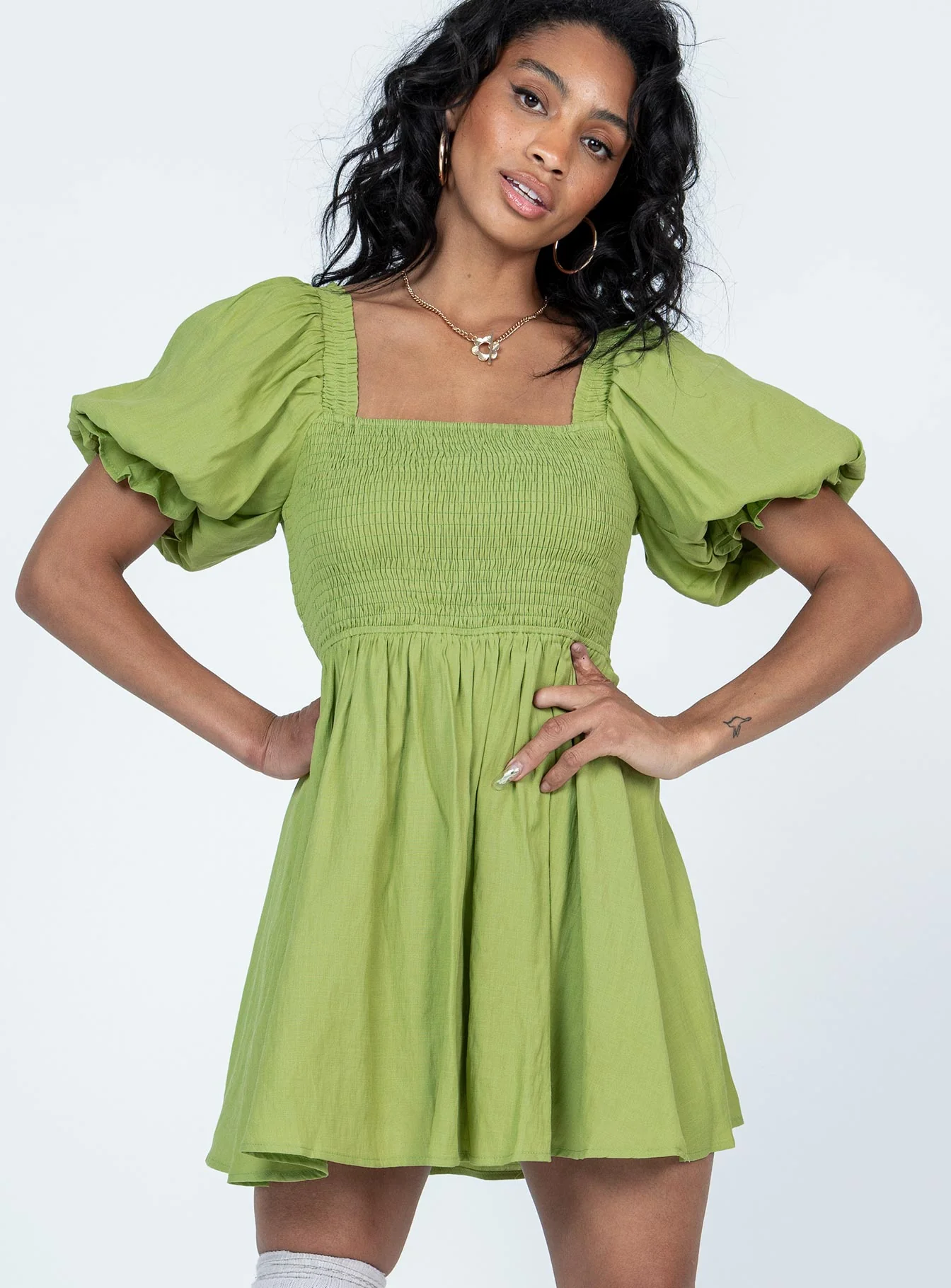 Dani Mini Dress Green
