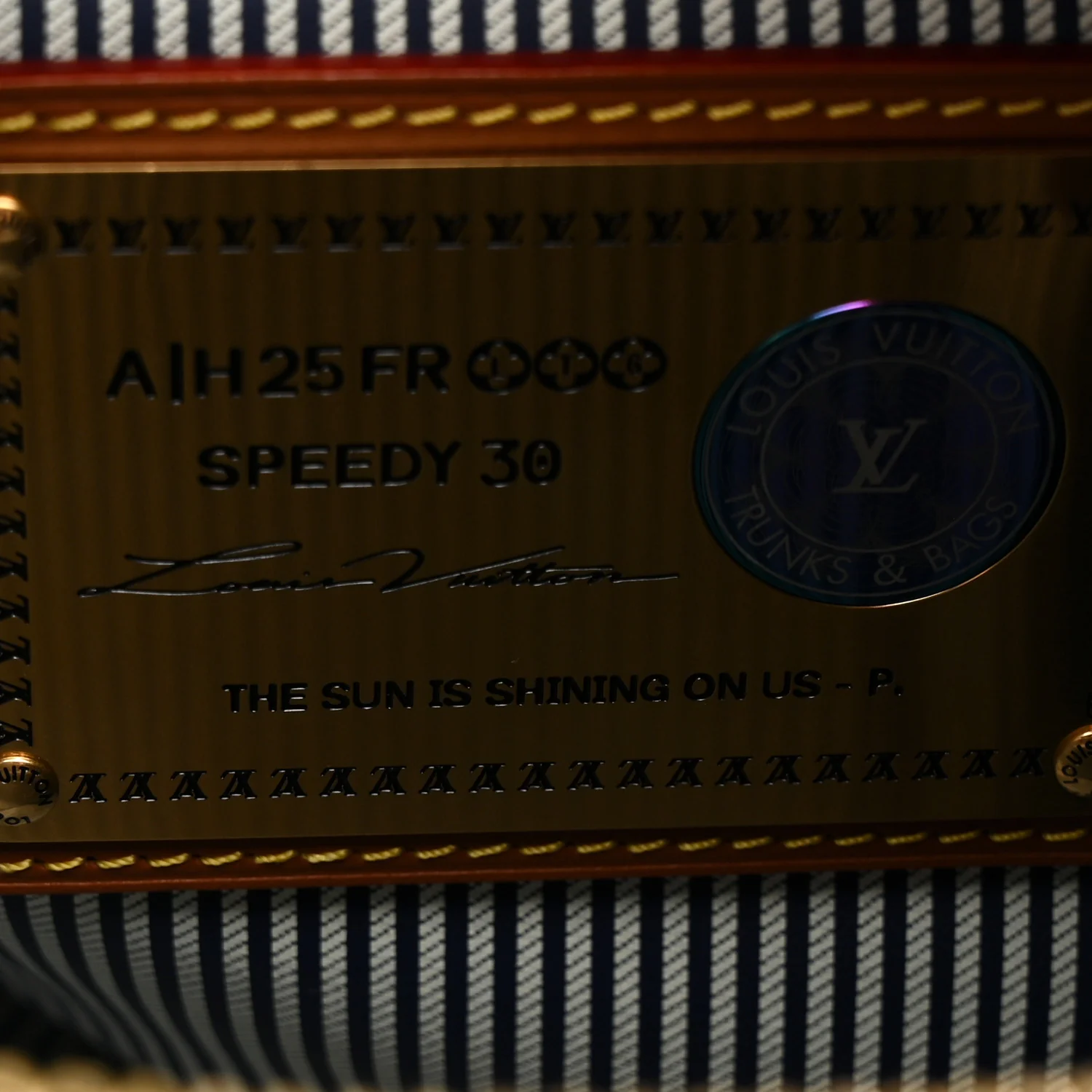 Calfskin Monogram Speedy P9 Bandouliere 30 Indigo - Top Club