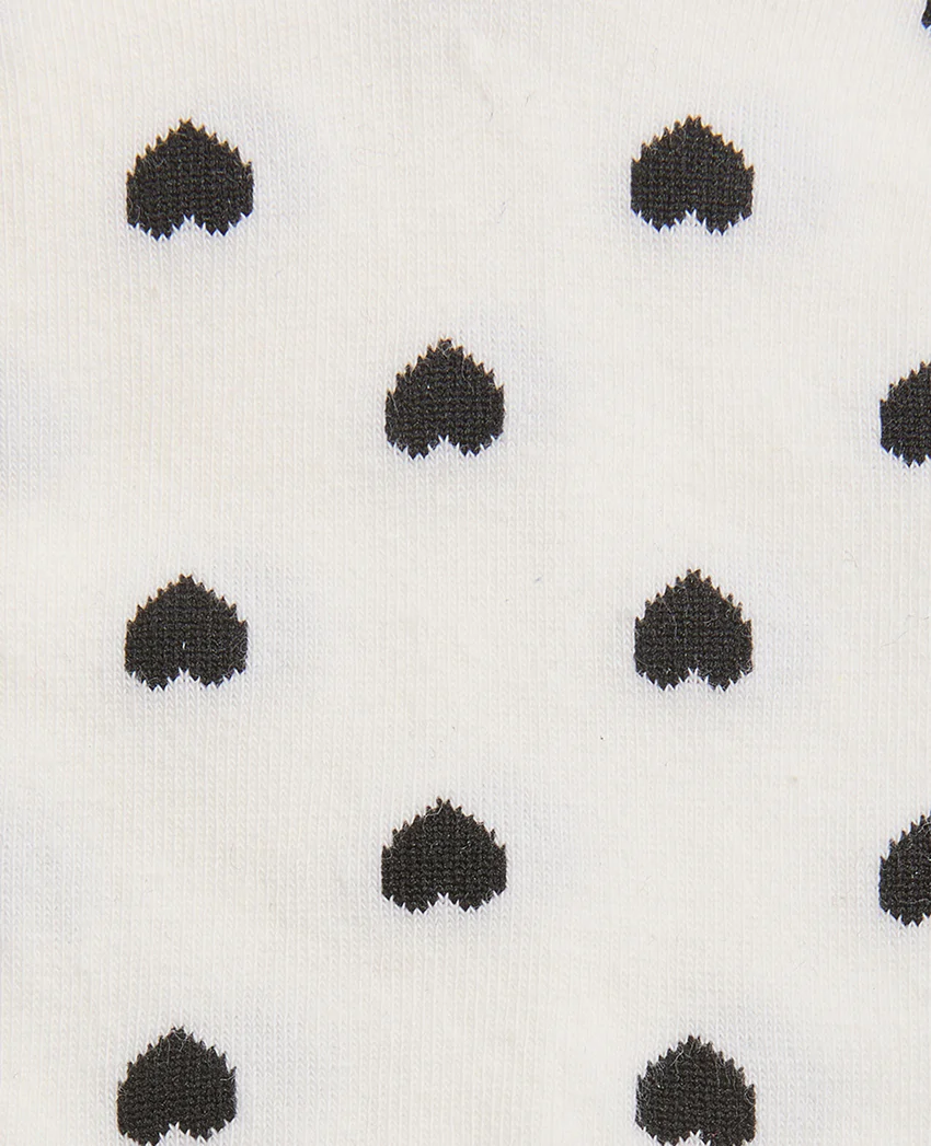 Pimkie Lot de 2 paires de chaussettes motif cœurs