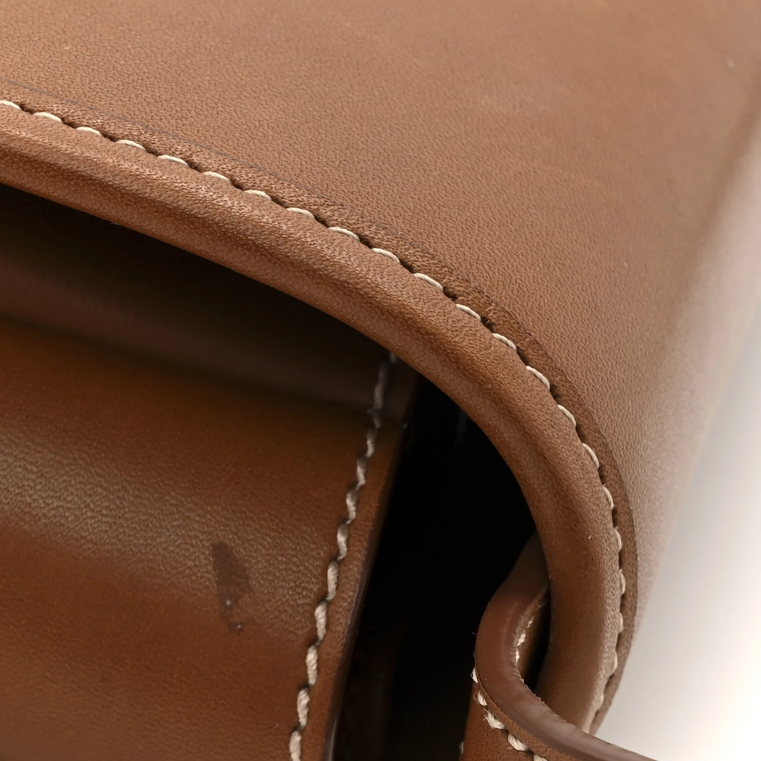 Vegetable Tanned Calfskin Le Caban Satchel Bag Brick - Top Club