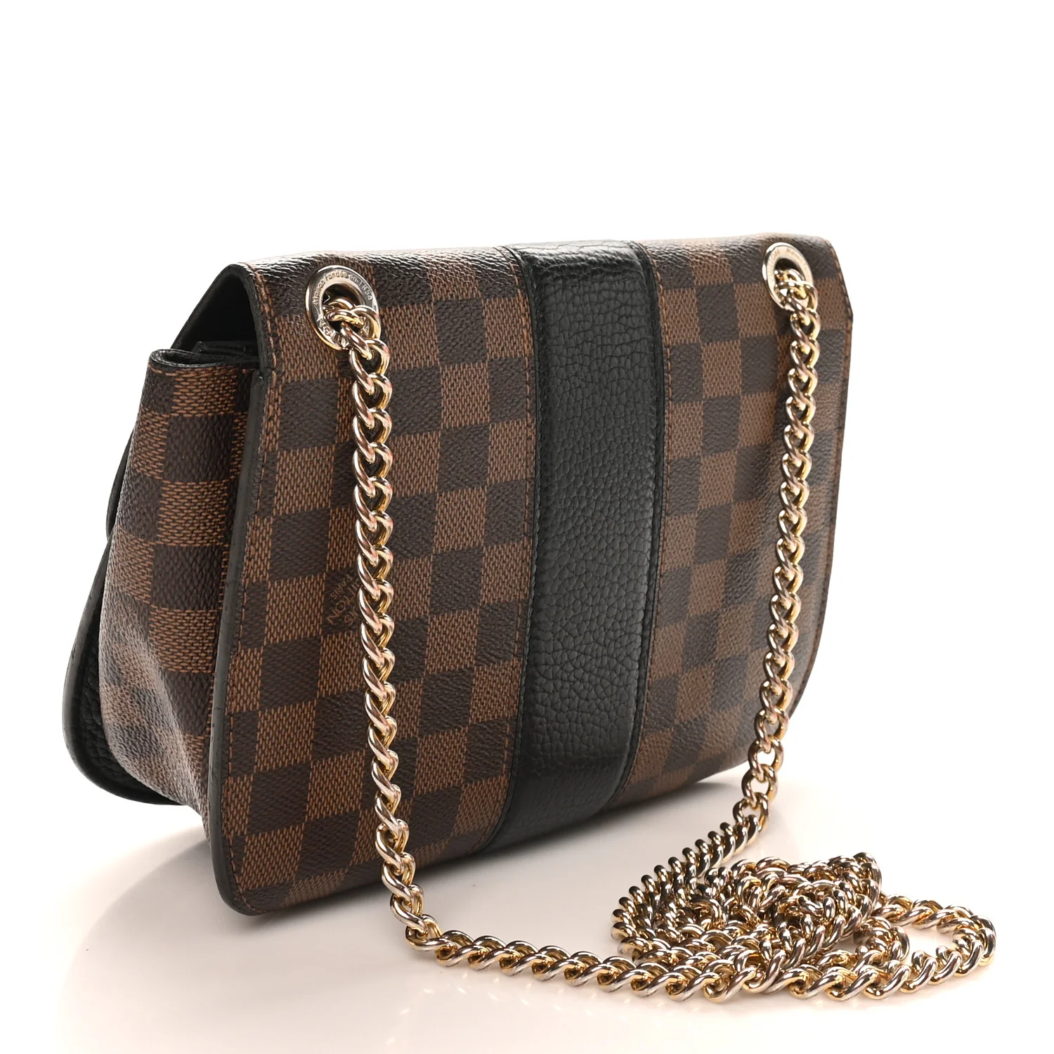 Damier Ebene Cuir Taurillon Wight Black - Top Club