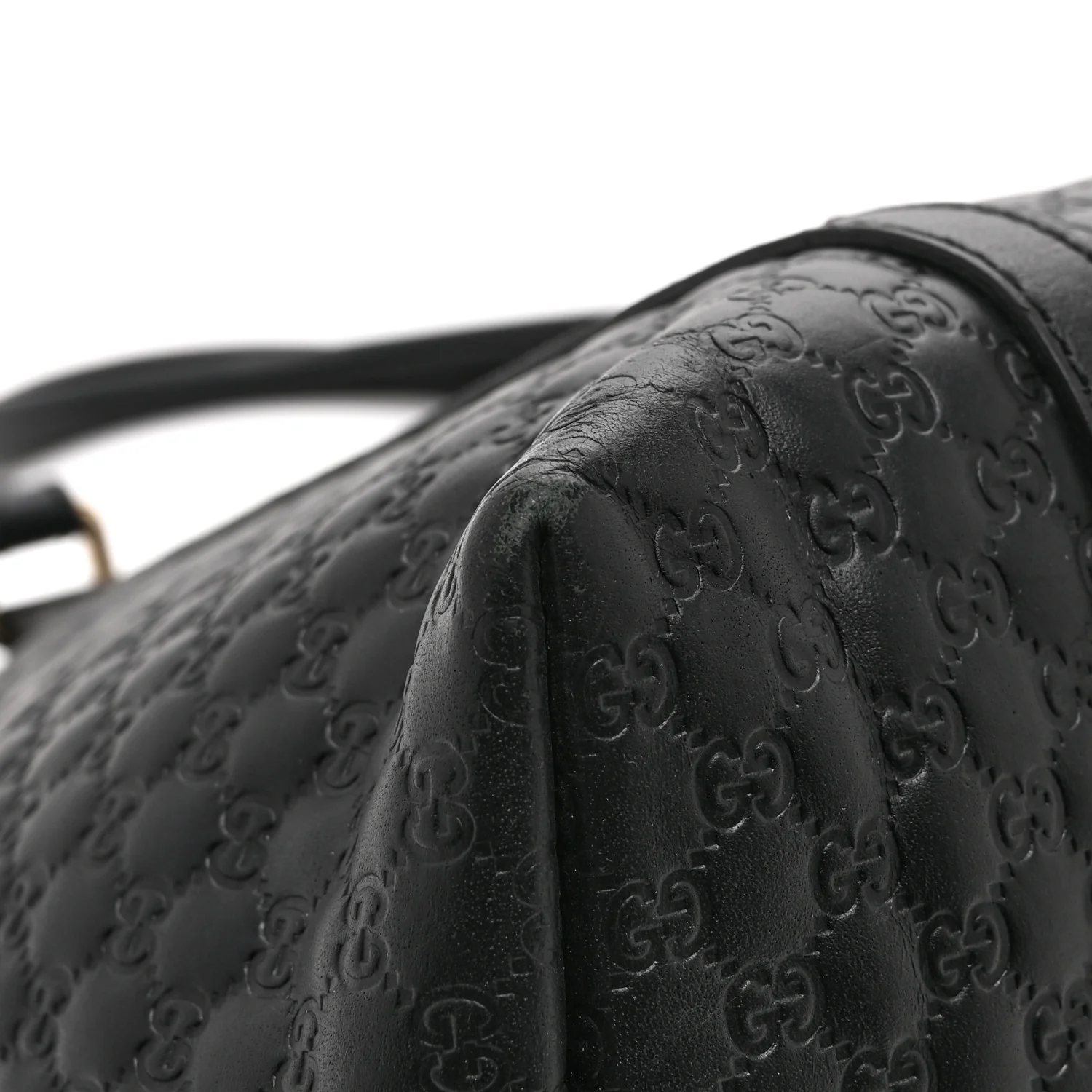 Microguccissima Medium Joy Tote Black - Top Club