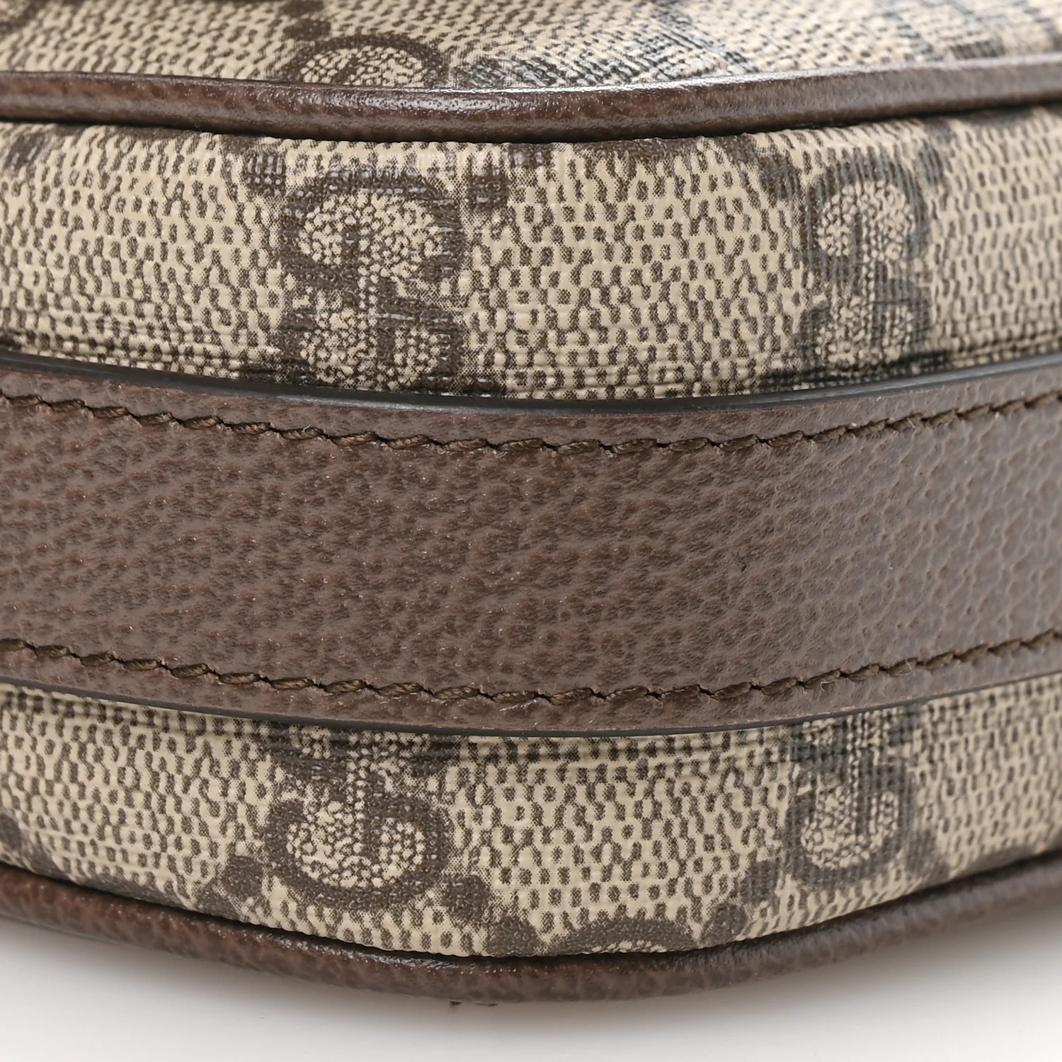 GG Supreme Monogram Web Mini Ophidia Flap Shoulder Bag Brown - Top Club
