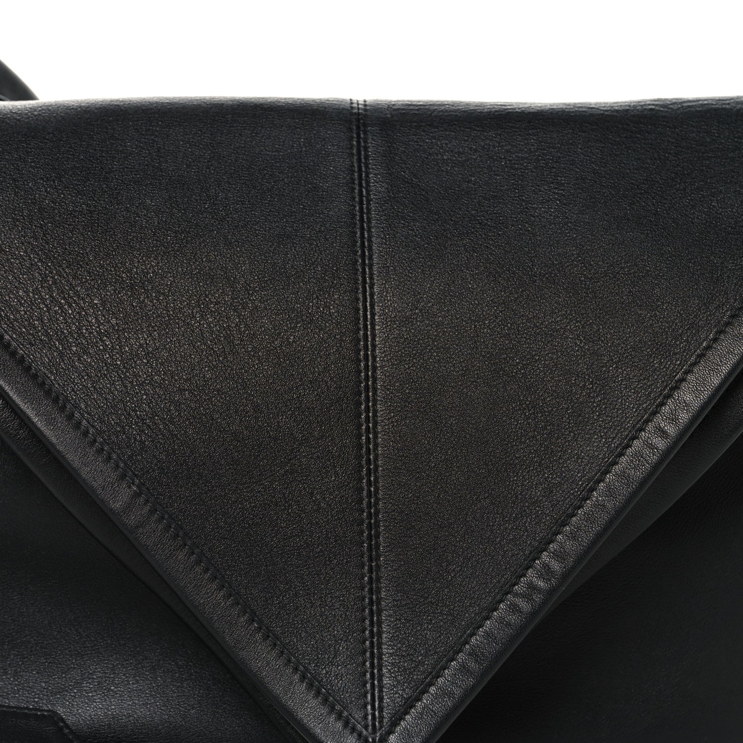 Silky Calfskin Medium Sawyer Messenger Bag Black - Top Club