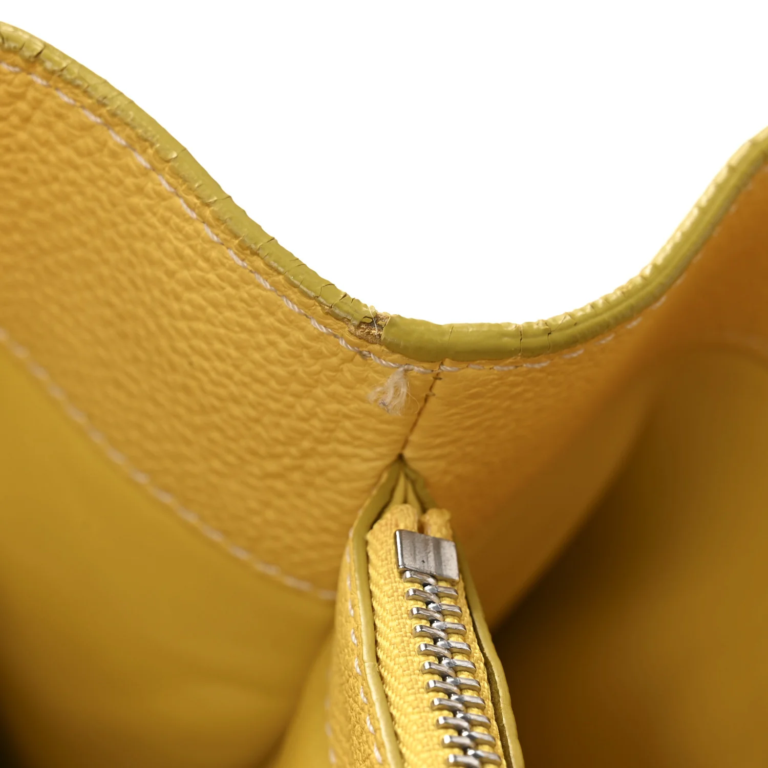 Grained Calfskin Bellevue Odessa Yellow - Top Club