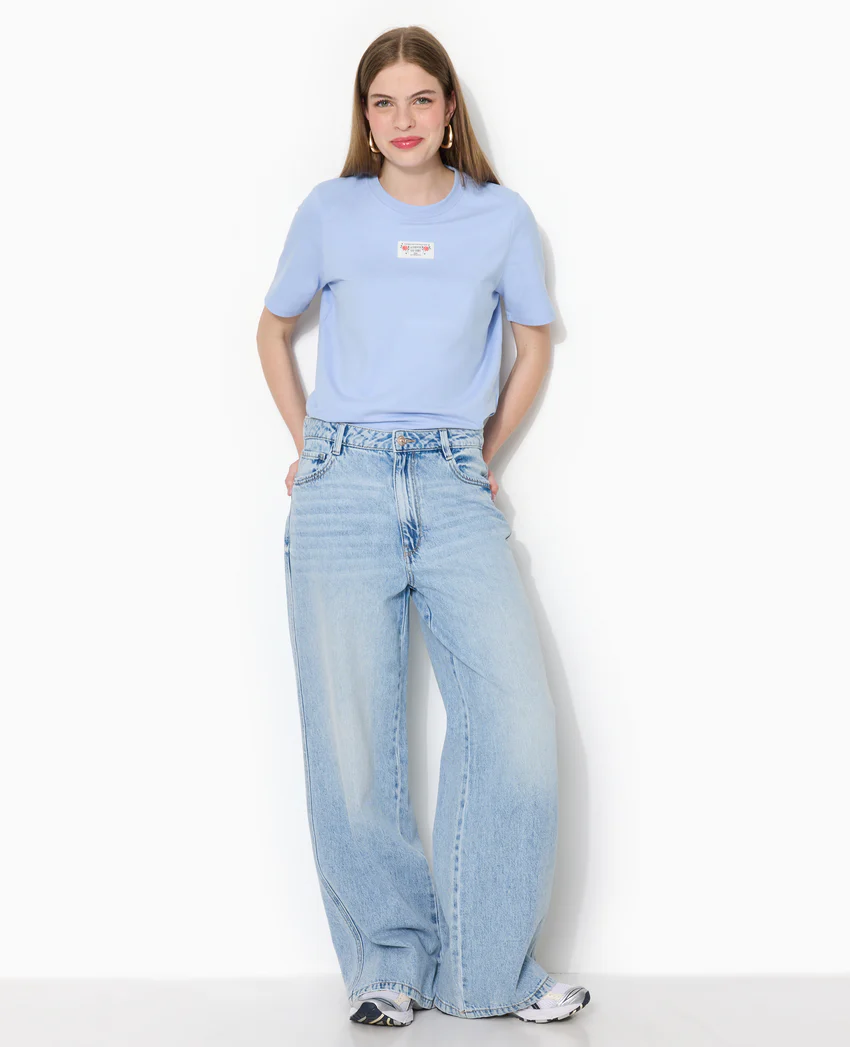 Pimkie T-shirt avec étiquette cousue devant