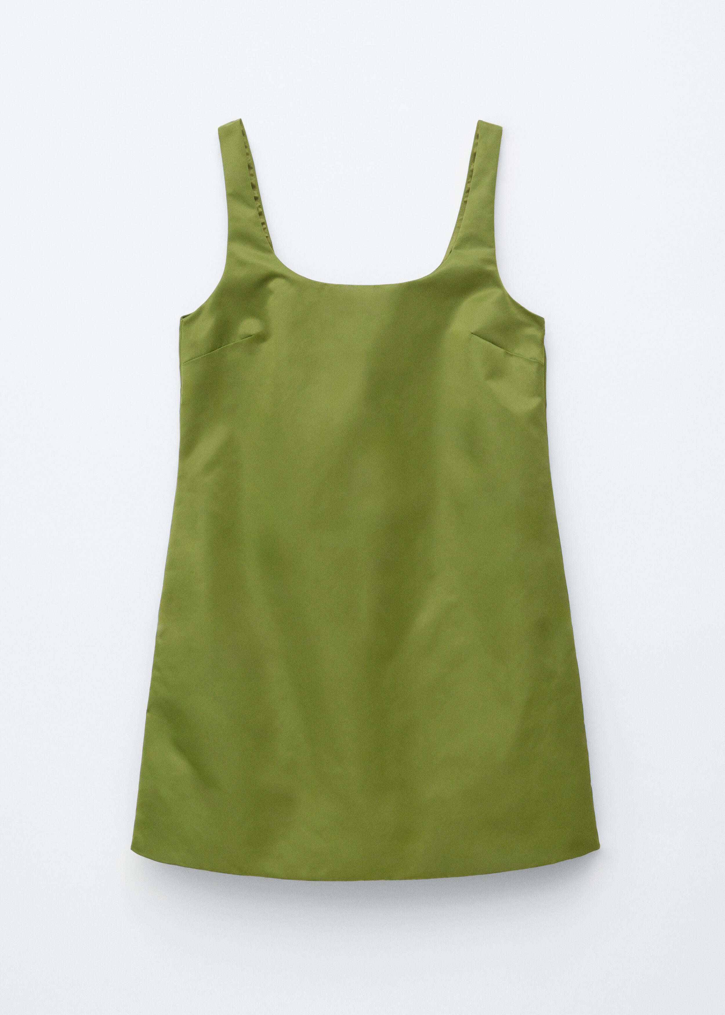 & Other Stories SCULPTED DRAWSTRING MINI DRESS
