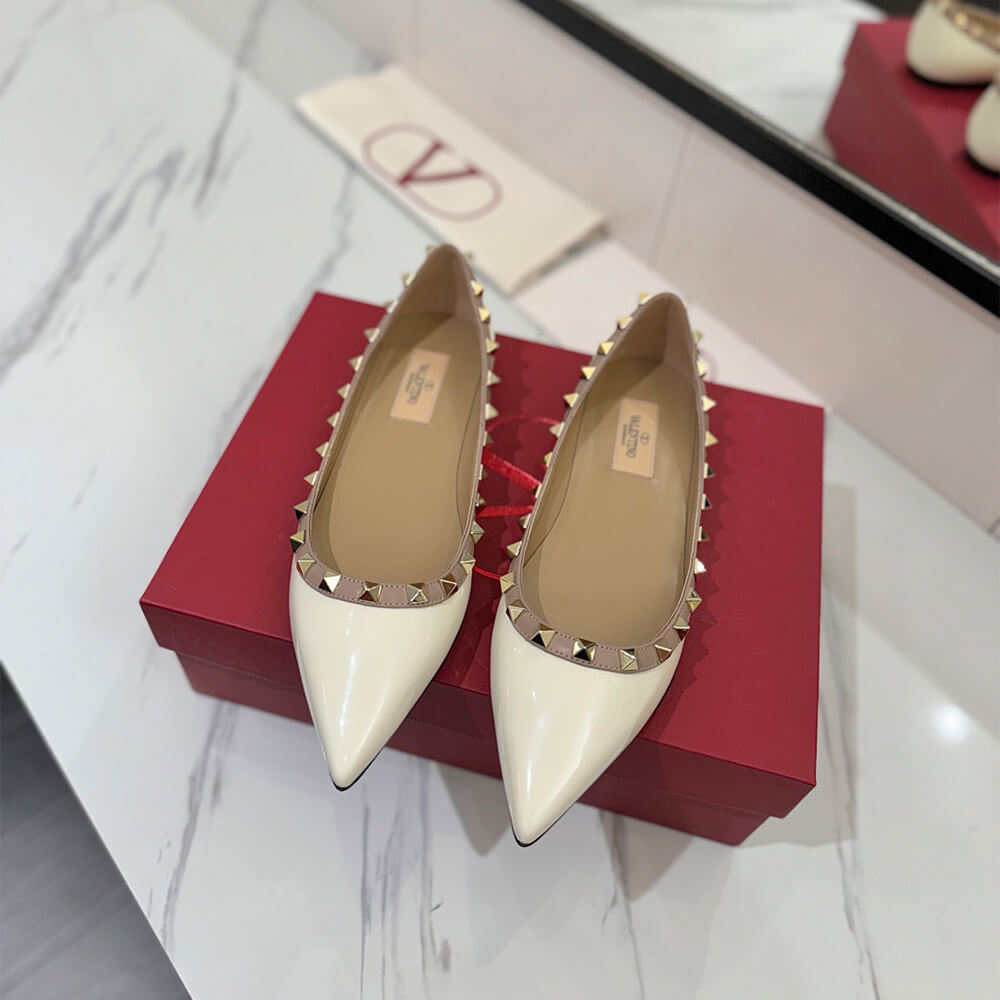 VALENTINO ROCKSTUD BALLET FLAT - Top Club