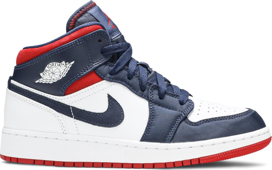 Air Jordan 1 Mid GS  USA Olympic  BQ6931-104 - Sneaker Replica Workshop