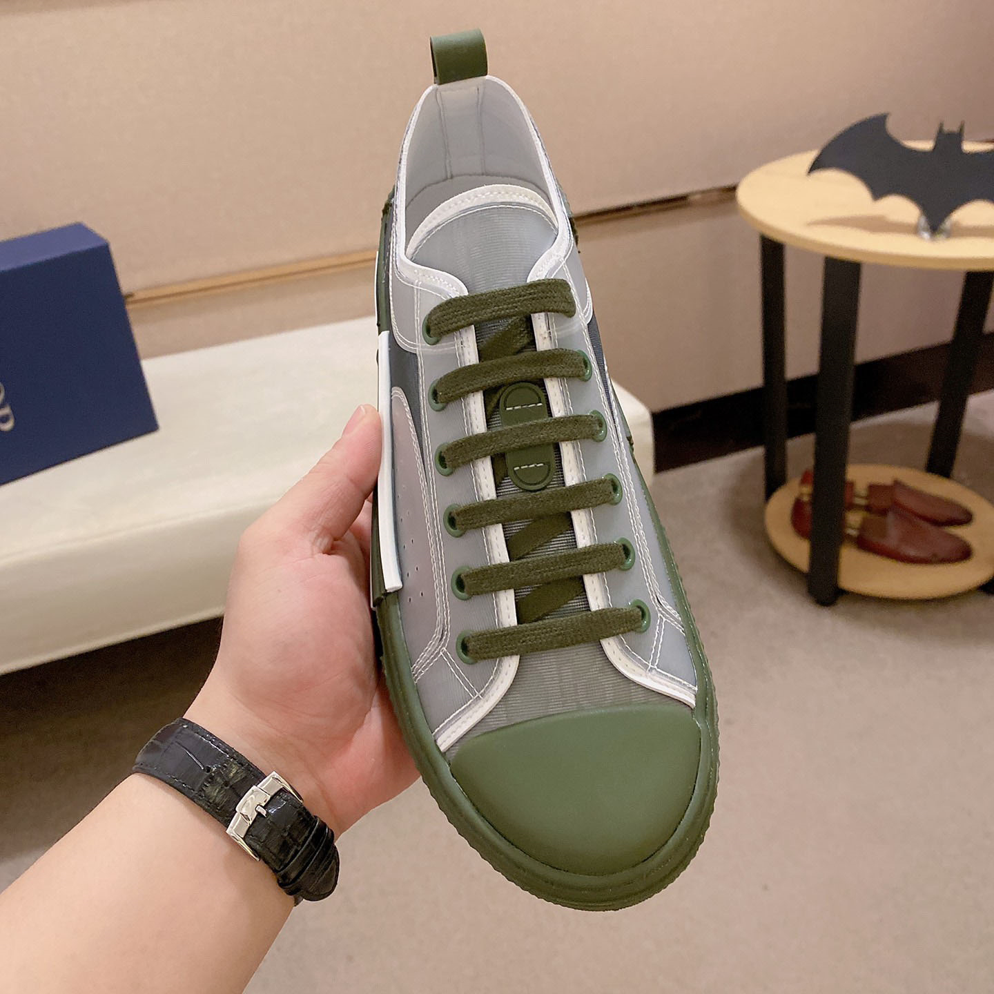 Dior B23 green Shoes - Sneaker Replica Workshop